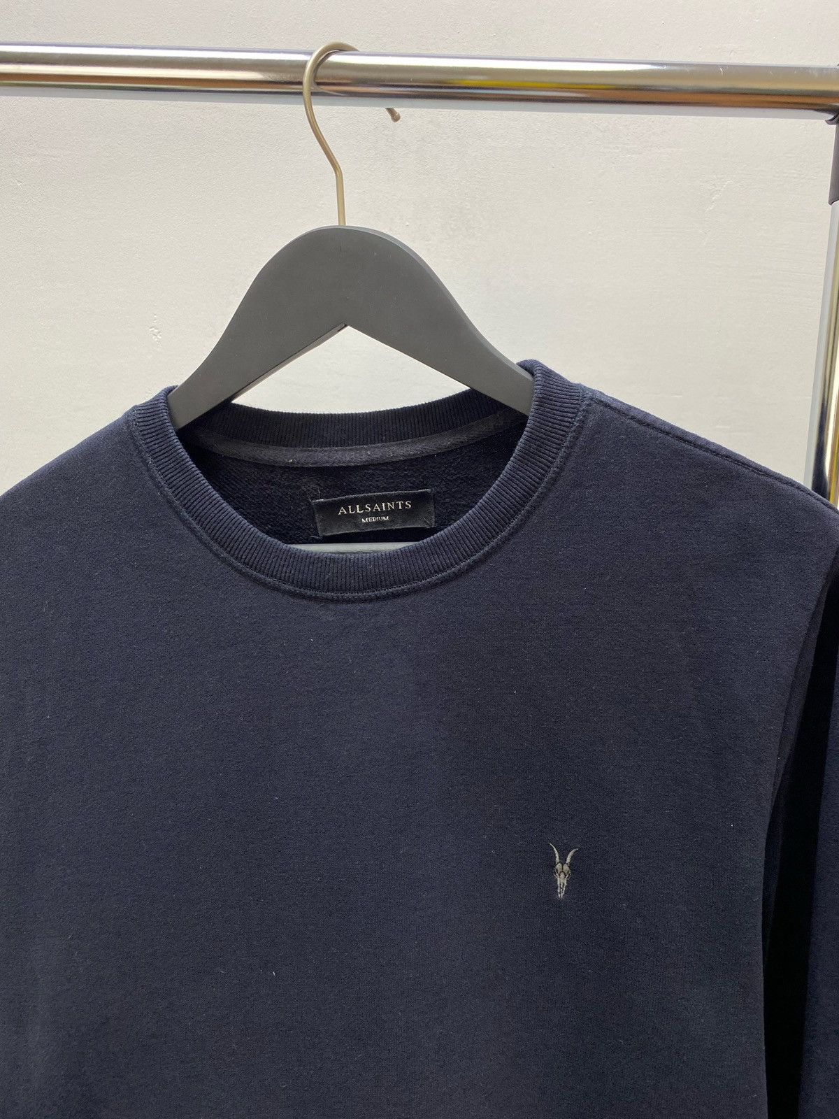 Allsaints × Vintage Vintage Allsaints Black Classic Sweatshirt Style Size US M / EU 48-50 / 2 - 10 Thumbnail