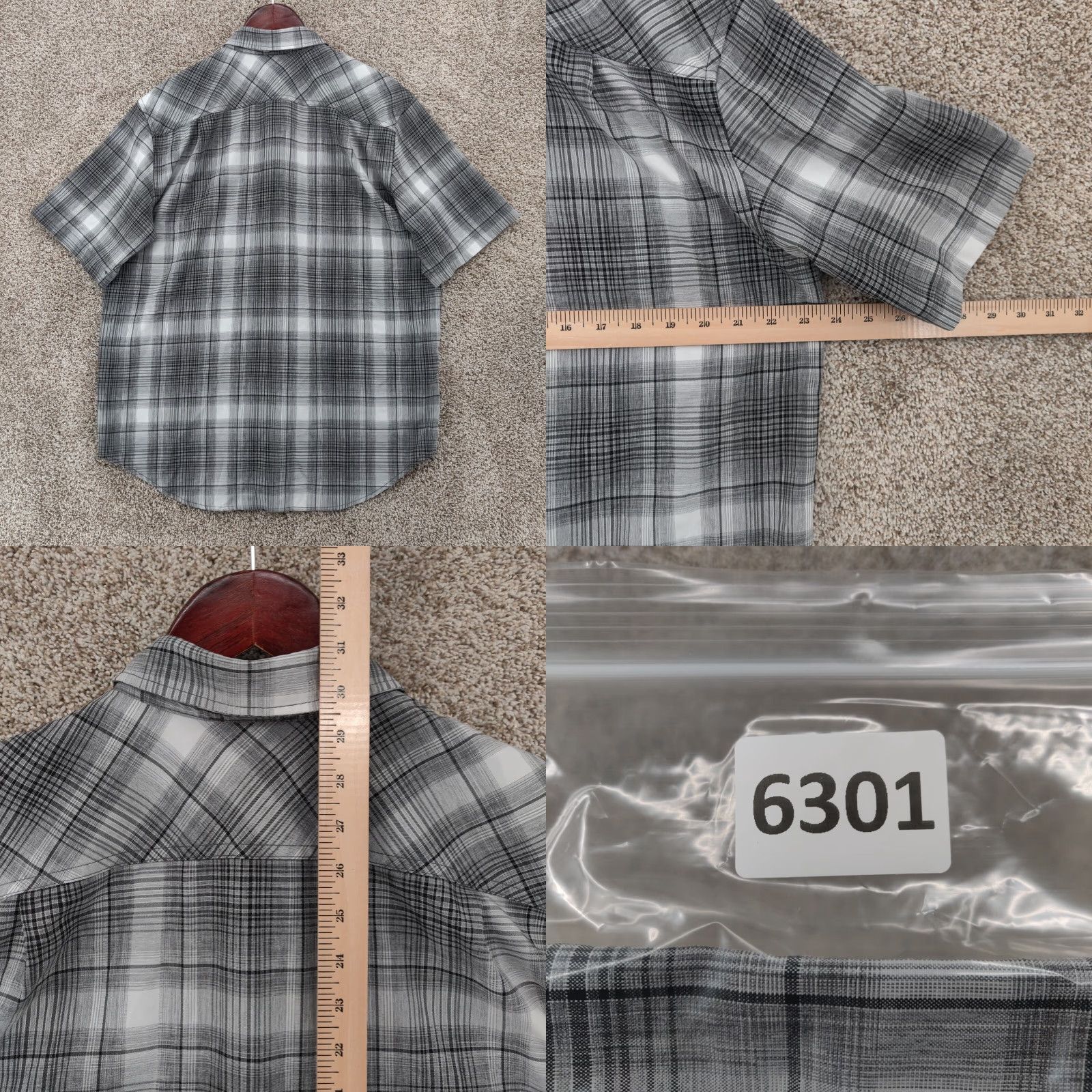 Orvis Orvis Shirt Men Large Plaid Short Sleeve Button-Up Pockets Outdoor Hiking Fishing Flannel Multicolor All Seasons Size US L / EU 52-54 / 3 - 8 Thumbnail