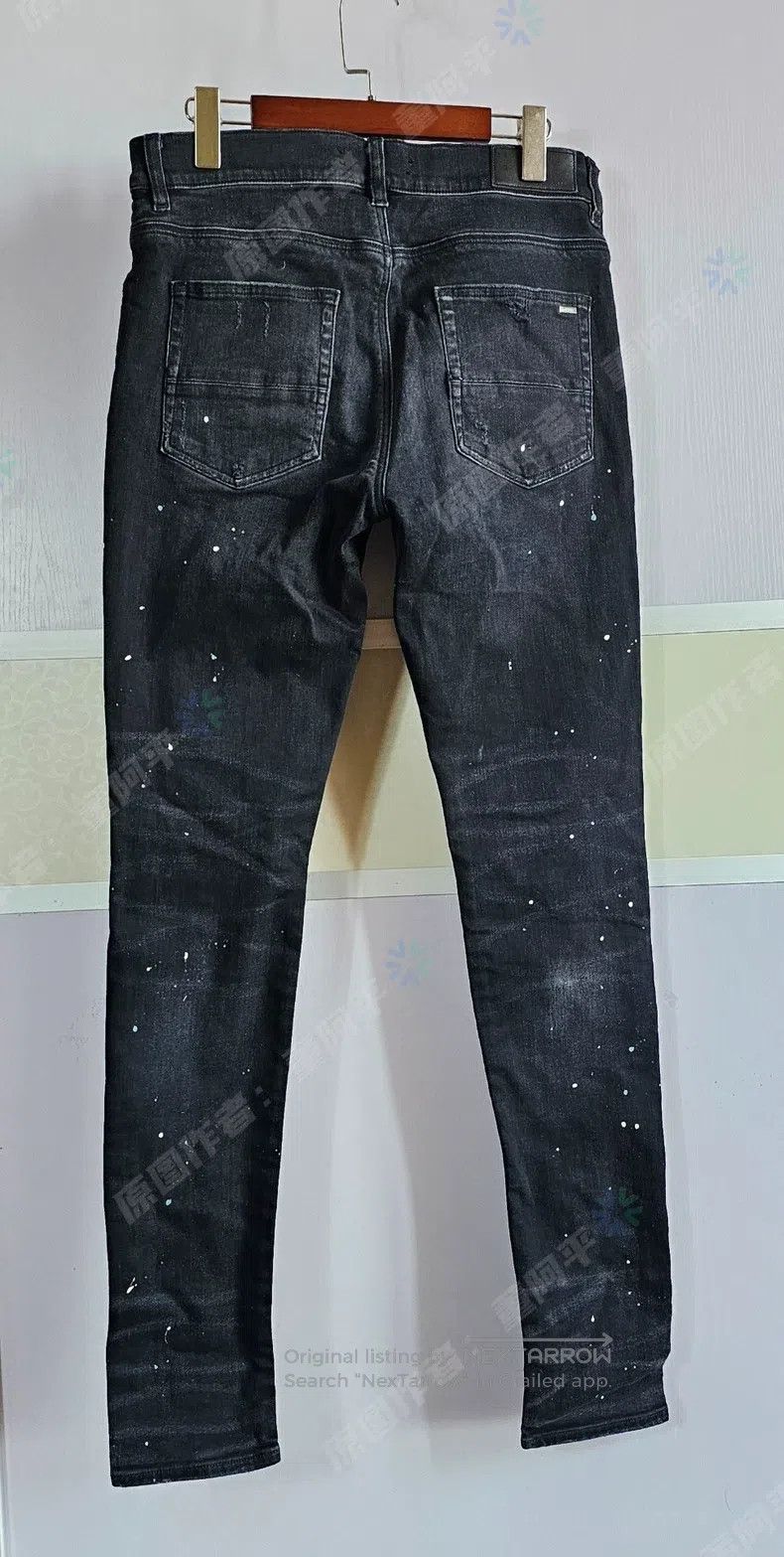 Amiri Amiri Splashed Hole Denim Jeans Size US 32 / EU 48 - 3 Thumbnail