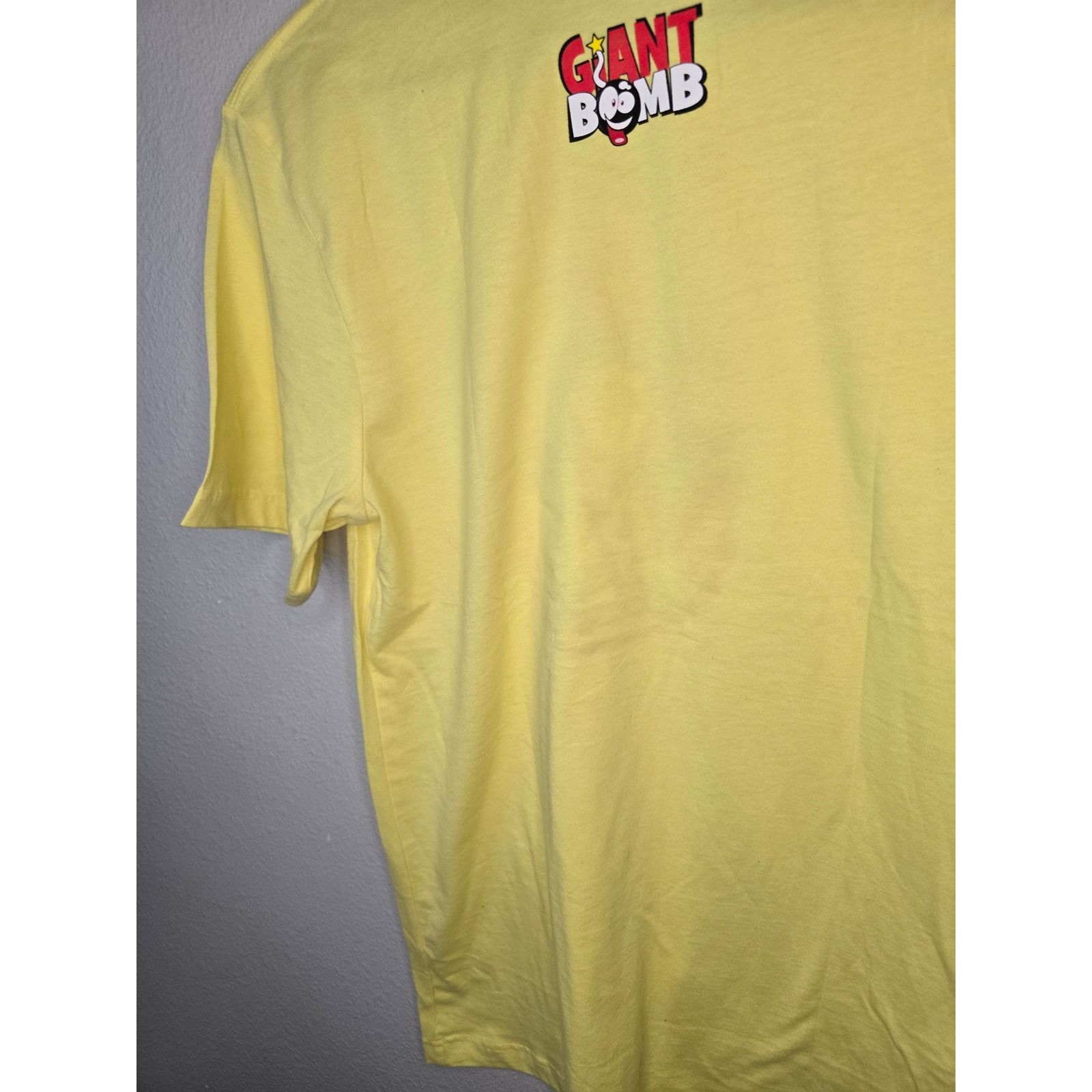 Canvas Gaint Bomb Shirt M Flamin Hot Dog Man Graphic Yellow Tee Size US M / EU 48-50 / 2 - 7 Thumbnail