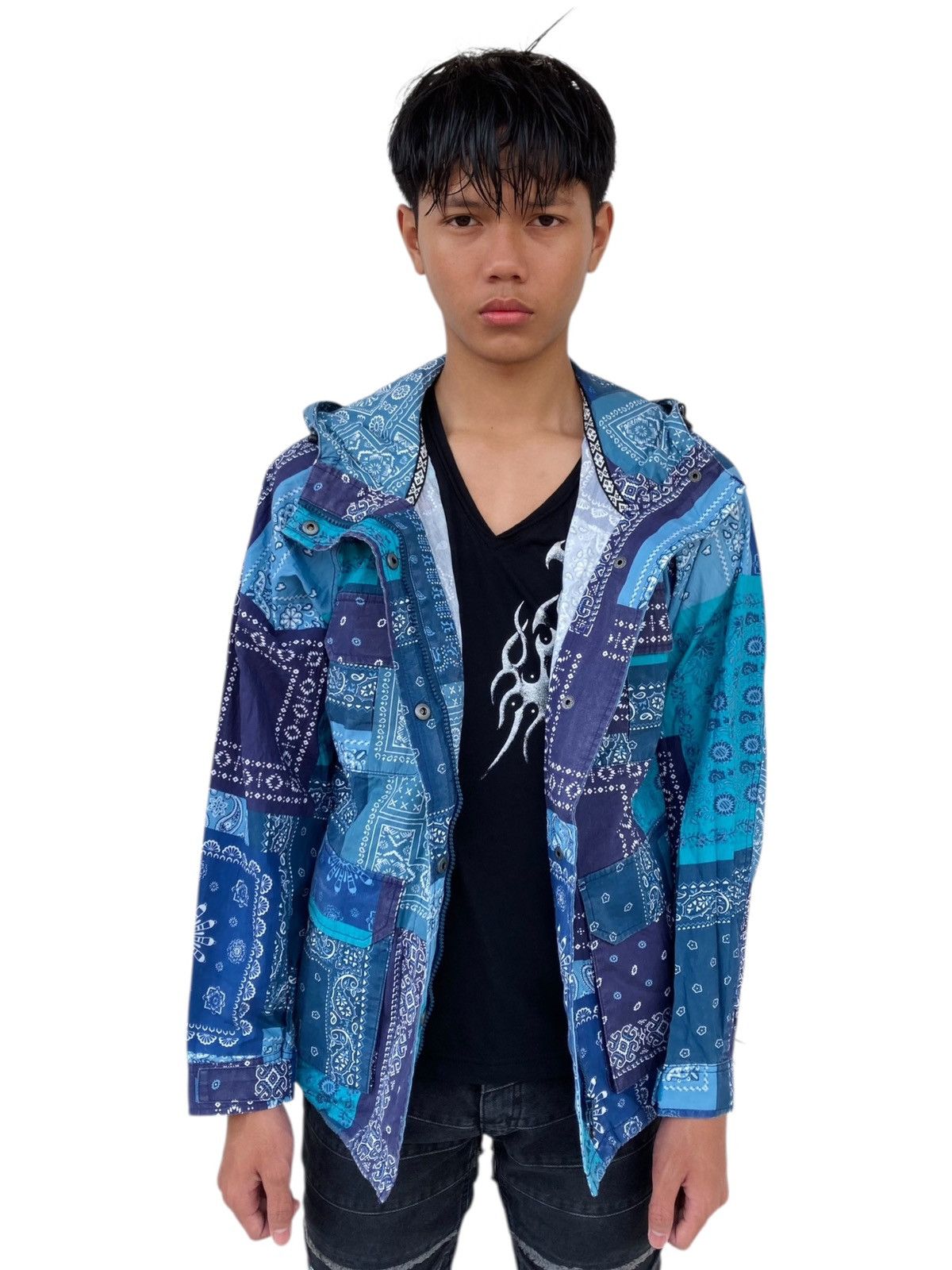 Vintage 2000s Titicaca - Kapital Style Paisley Outdoor Jacket Size US M / EU 48-50 / 2 - 2 Thumbnail