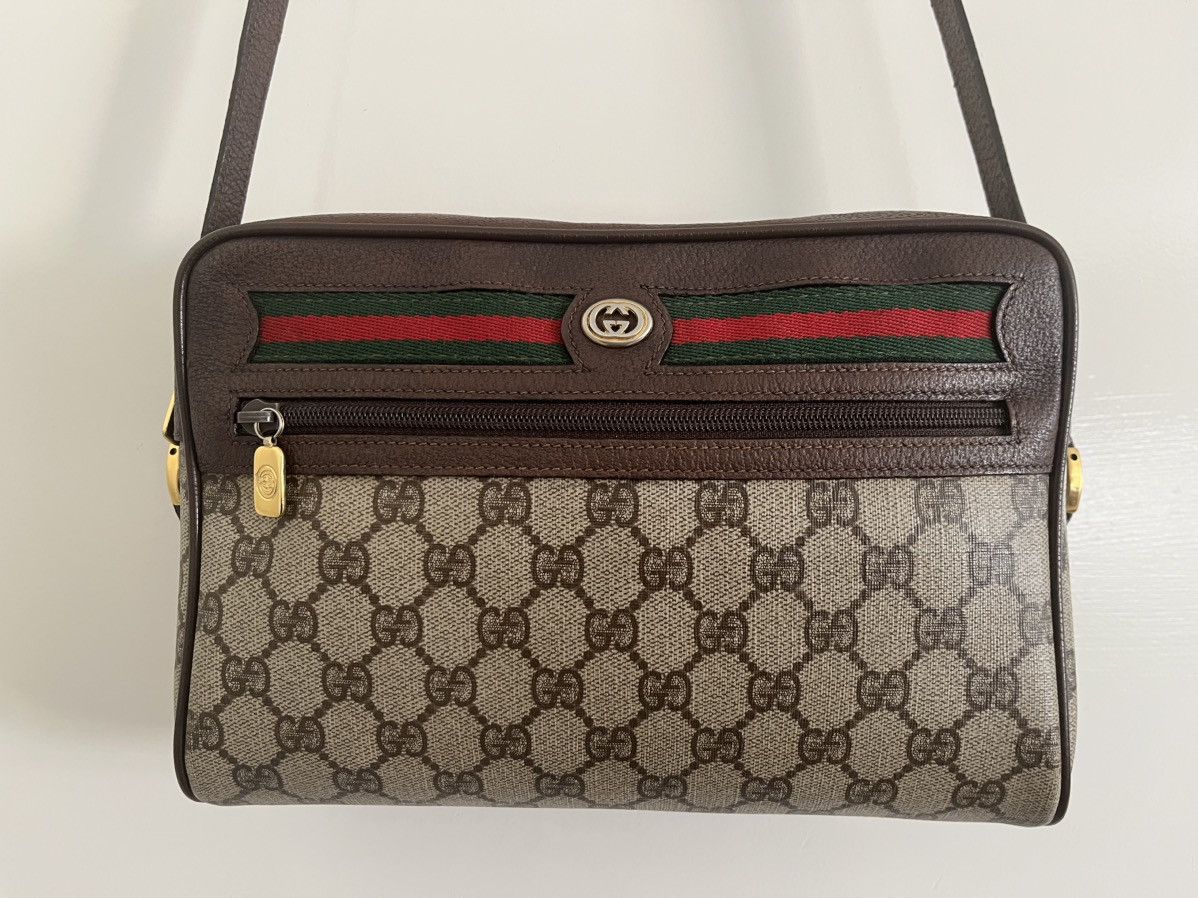 Gucci Gucci Ophidia Sherry Line GG web Crossbody Bag Size ONE SIZE - 7 Thumbnail