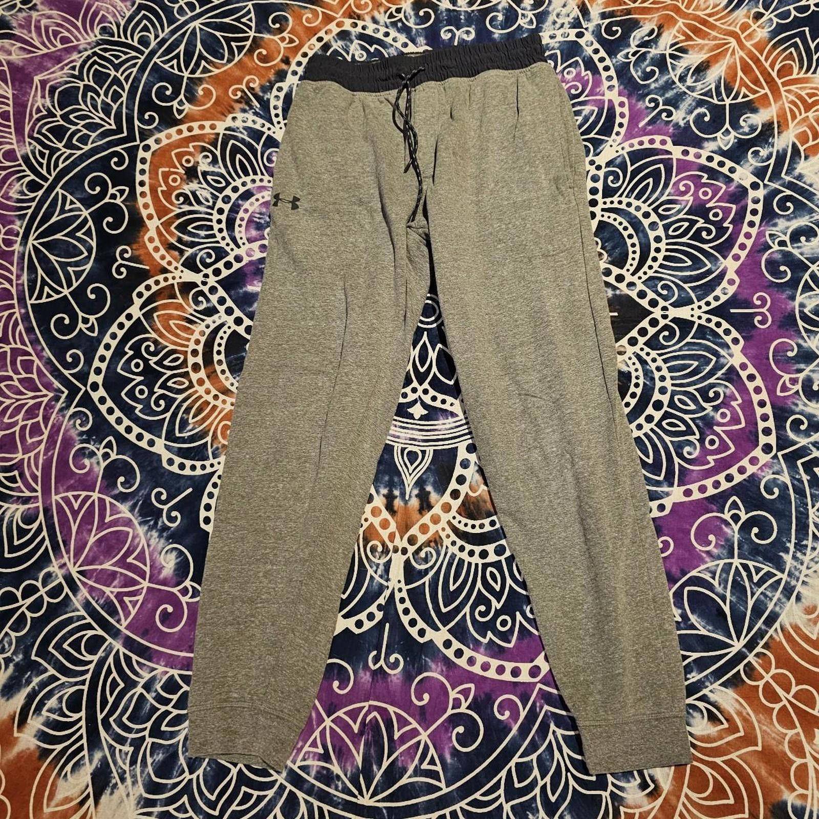 Designer Men's Grey Joggers Under Armour Sweat Pants Size US 32 / EU 48 - 1 Thumbnail