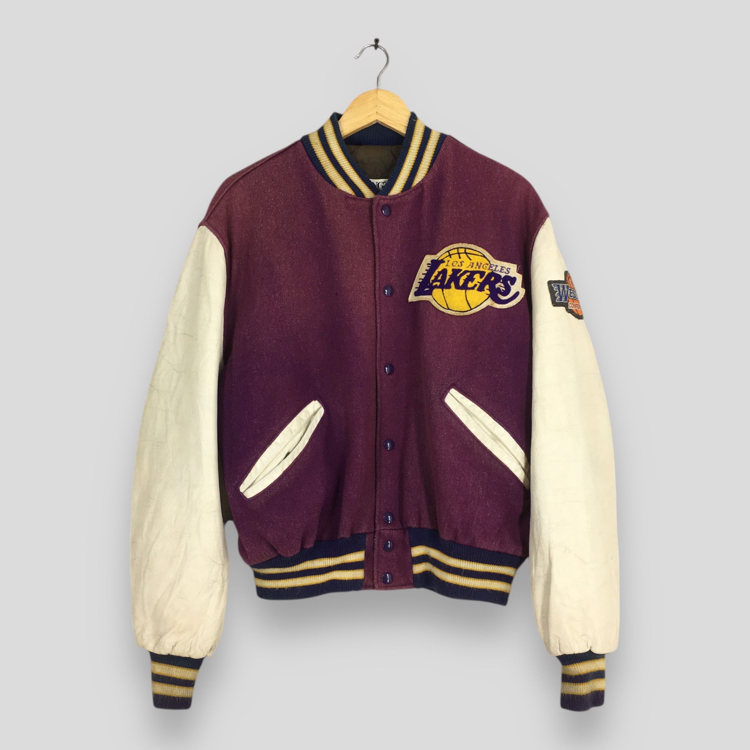 NBA Vintage 90s Los Angeles Lakers Nba Basketball Jacket L Size US L / EU 52-54 / 3 - 1 Thumbnail