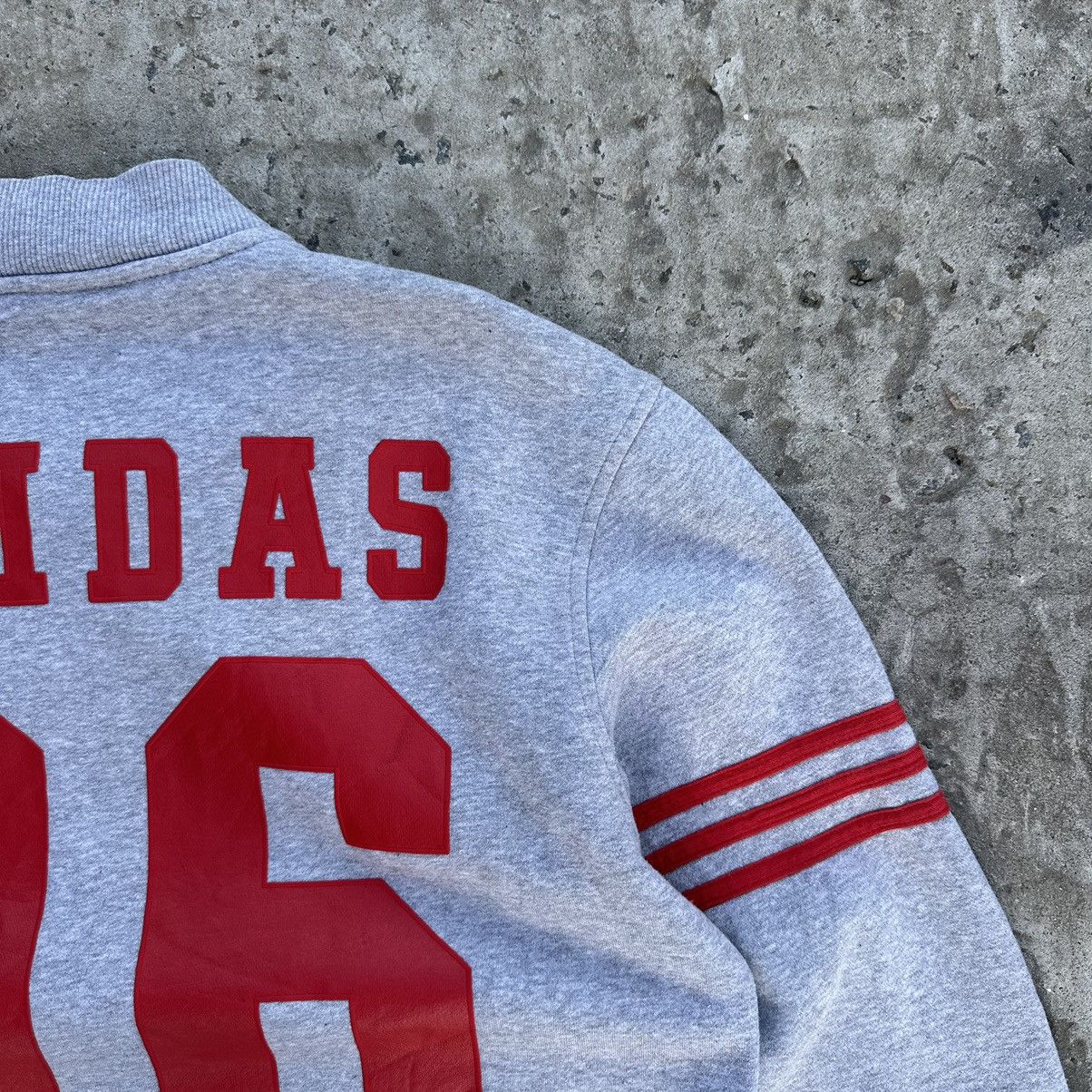 Adidas × Vintage Vintage Adidas Original Bomber Zip Sweater Big Logo Y2K 00s Size US S / EU 44-46 / 1 - 6 Thumbnail