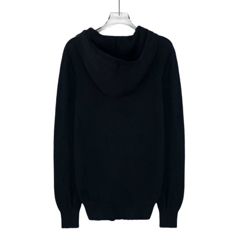 Saint Laurent Paris Saint Laurent Paris Black beaded letter printed cotton hoo Size M / US 6-8 / IT 42-44 - 2 Thumbnail