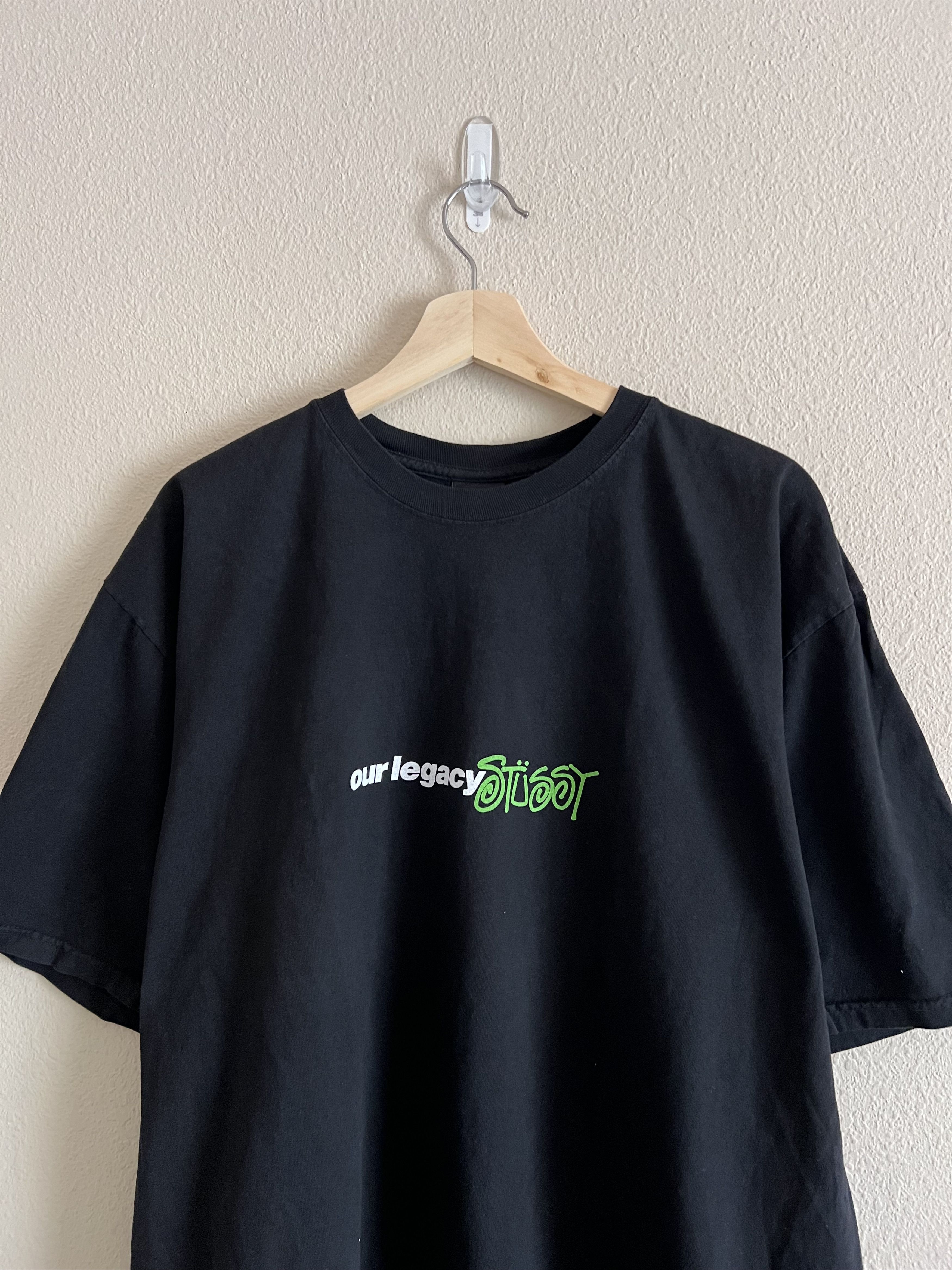 image of Our Legacy Workshop Pigment Dyed Sport Tee In Black, Men's (Size XL)