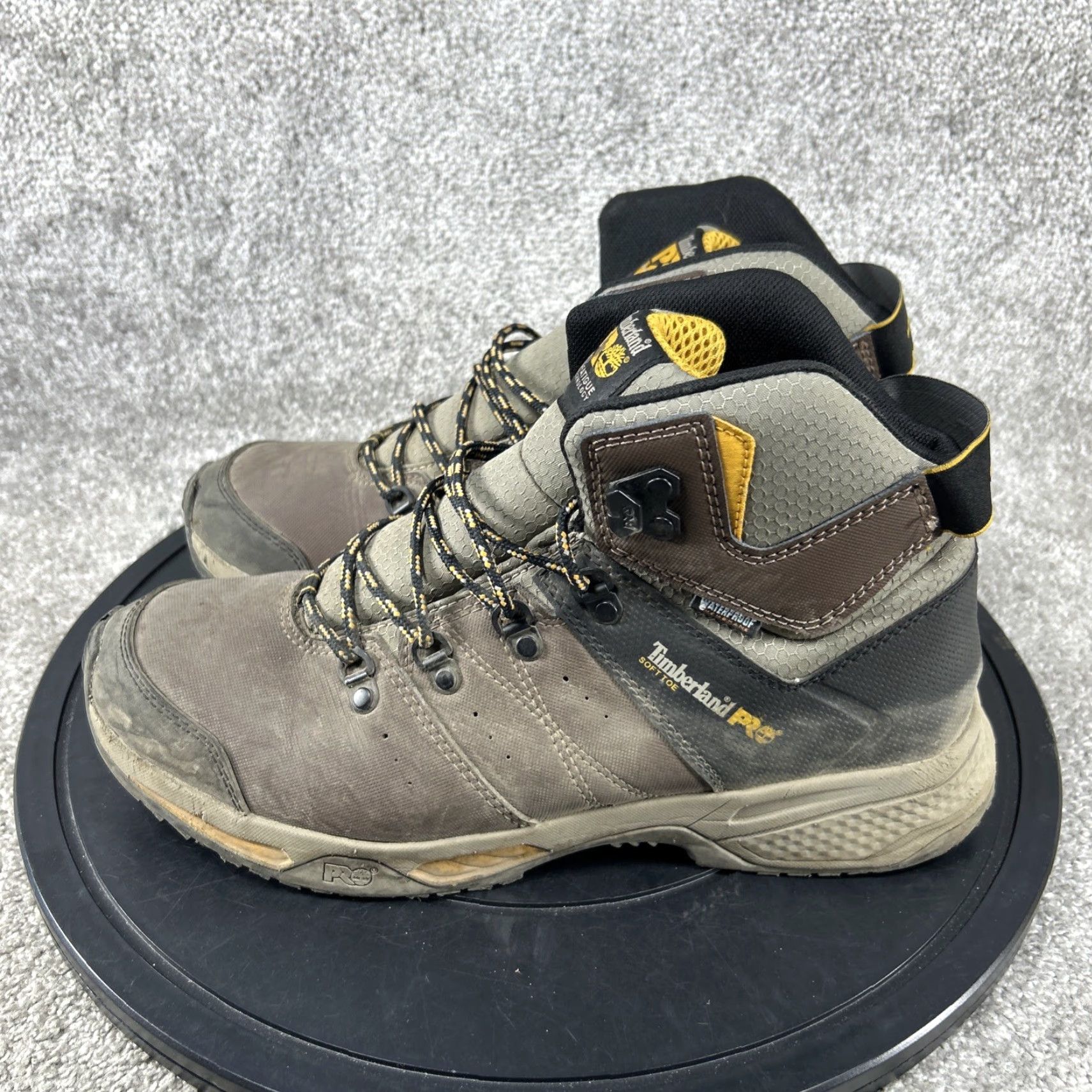 Timberland Timberland PRO Boots Mens Size 10 M Switchback Soft Toe Waterproof Brown Work Boot Size US 9 / EU 42 - 3 Thumbnail