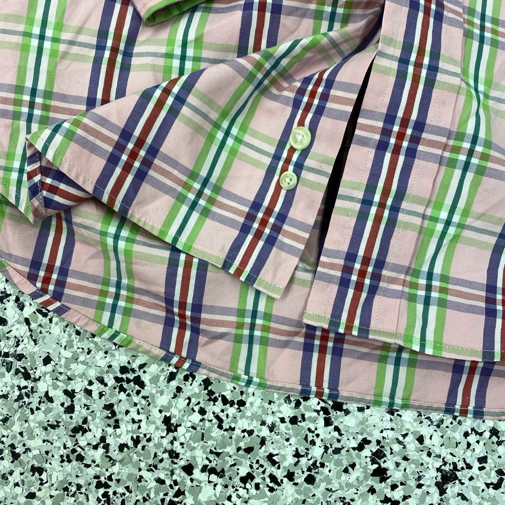 Faconnable Façonnable Pink Plaid Button-Down Shirt Mens L Long Sleeve Faconnable Linen Button Down Shirt Plaid Men’s Large Regular Shirts Size US L / EU 52-54 / 3 - 3 Thumbnail