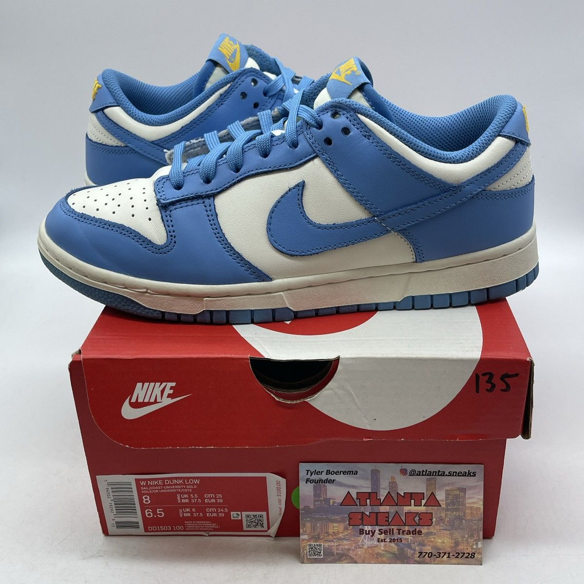 Nike Wmns dunk low coast Size US 8 / IT 38 - 1 Thumbnail