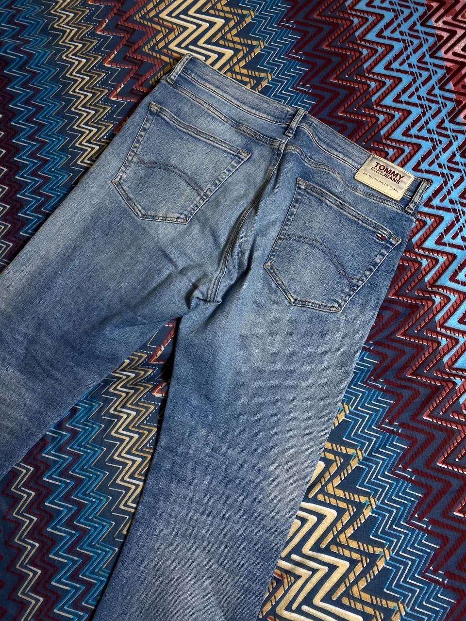 Tommy Hilfiger Vintage Embroidered Logo Tommy Jeans Pants Size US 33 - 18 Thumbnail