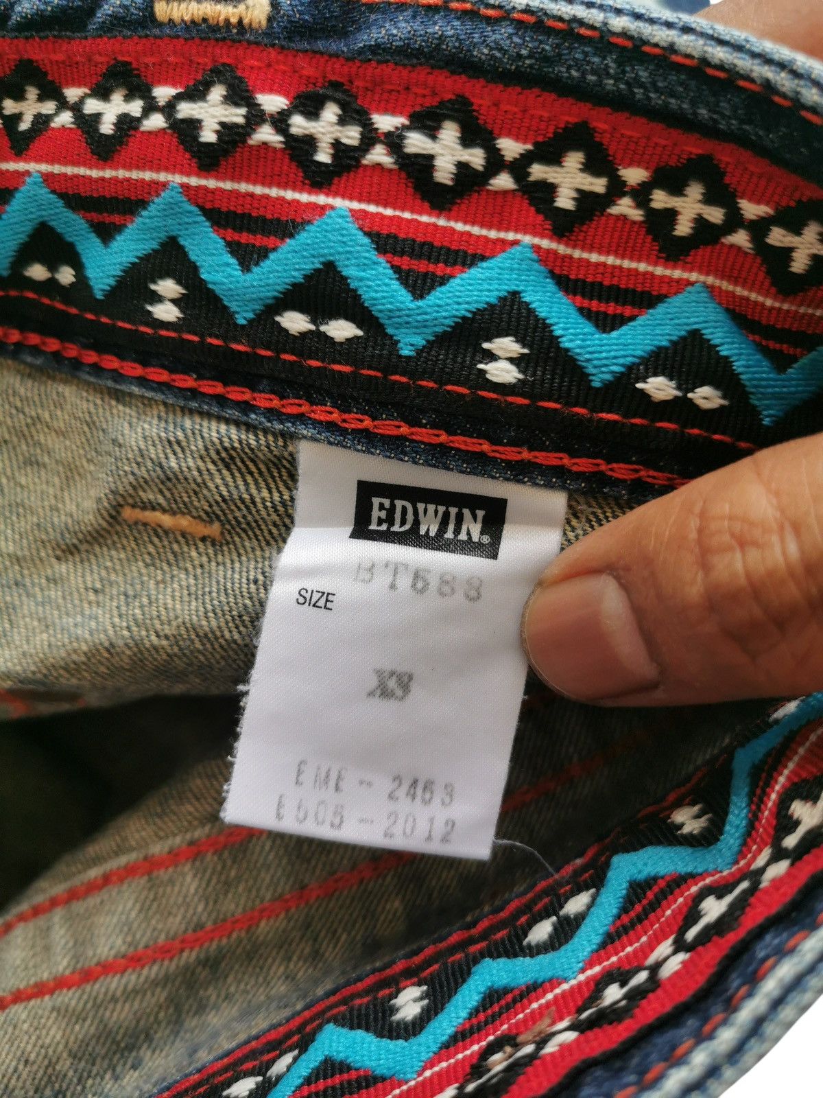 Tornado Mart Vtg Edwin BlueTrip Bushpant Mudwash Bootcut,Flared Denim Size US 28 / EU 44 - 12 Thumbnail