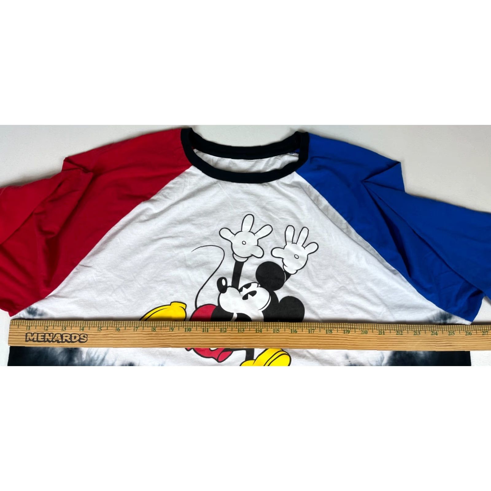 Disney Disney Parks Men’s Baseball Tee Mickey Mouse Walt Disney World Colorblock 2XL Multicolor Crew Neck 3/4 Sleeve Shirt Size US XXL / EU 58 / 5 - 6 Thumbnail