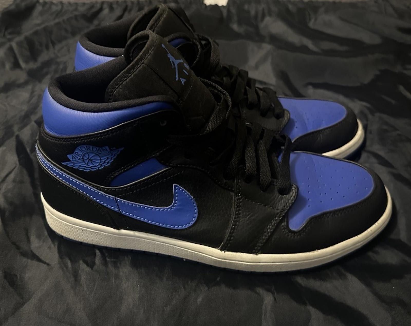 Jordan Brand Nike Air Jordan 1 Royal Blue/Black Retro High OG Size 8.5 Size US 8.5 / EU 41-42 - 3 Thumbnail