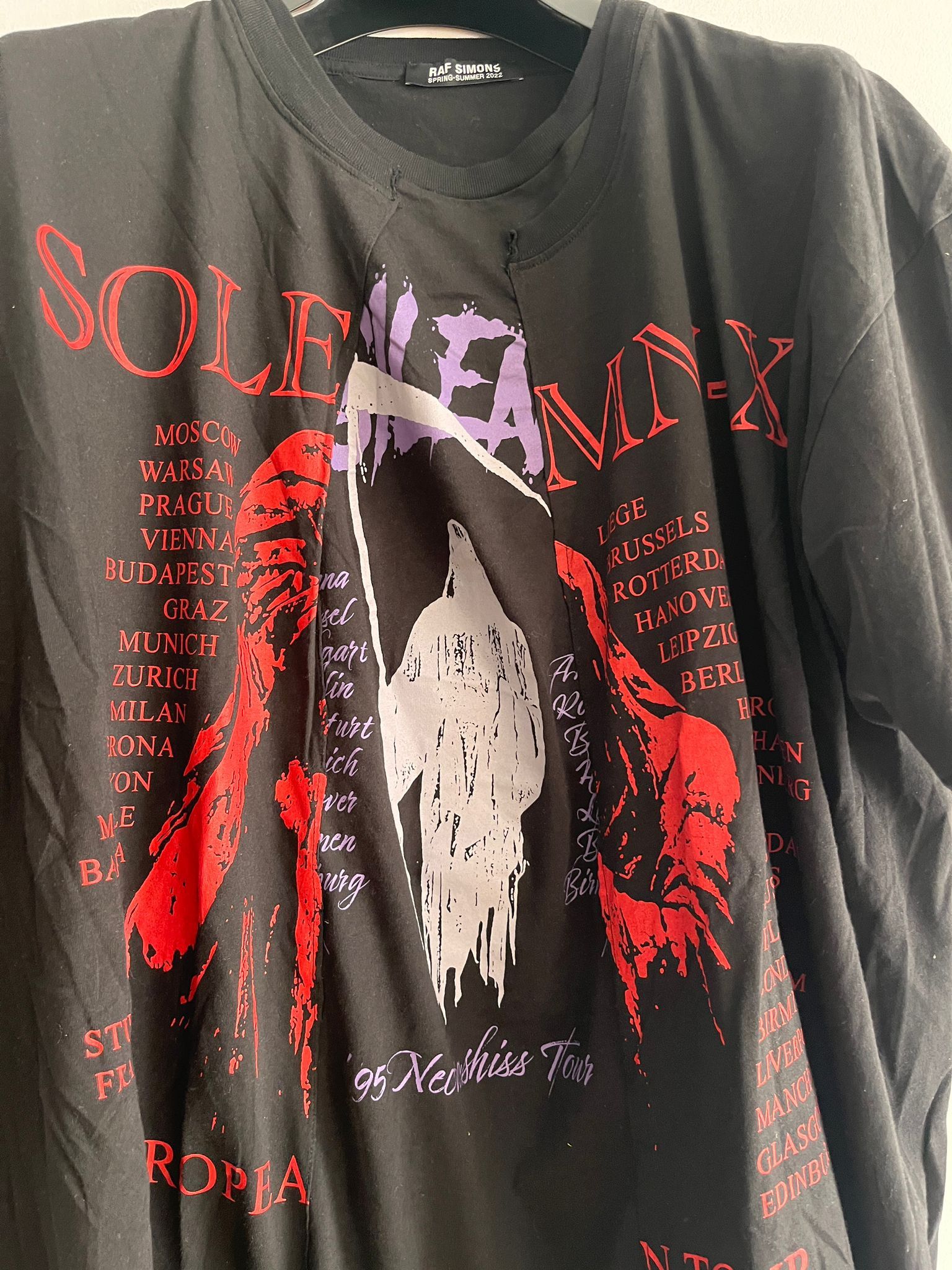 Raf Simons SOLEMN-X Big Fit Doubled T-Shirt Size US L / EU 52-54 / 3 - 5 Thumbnail