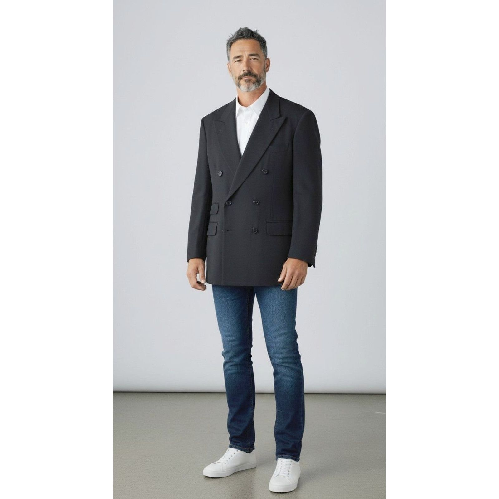 Alfred Dunhill ALFRED DUNHILL Cashmere Double Breasted Blazer Size IT 48 Size 48R - 1 Thumbnail