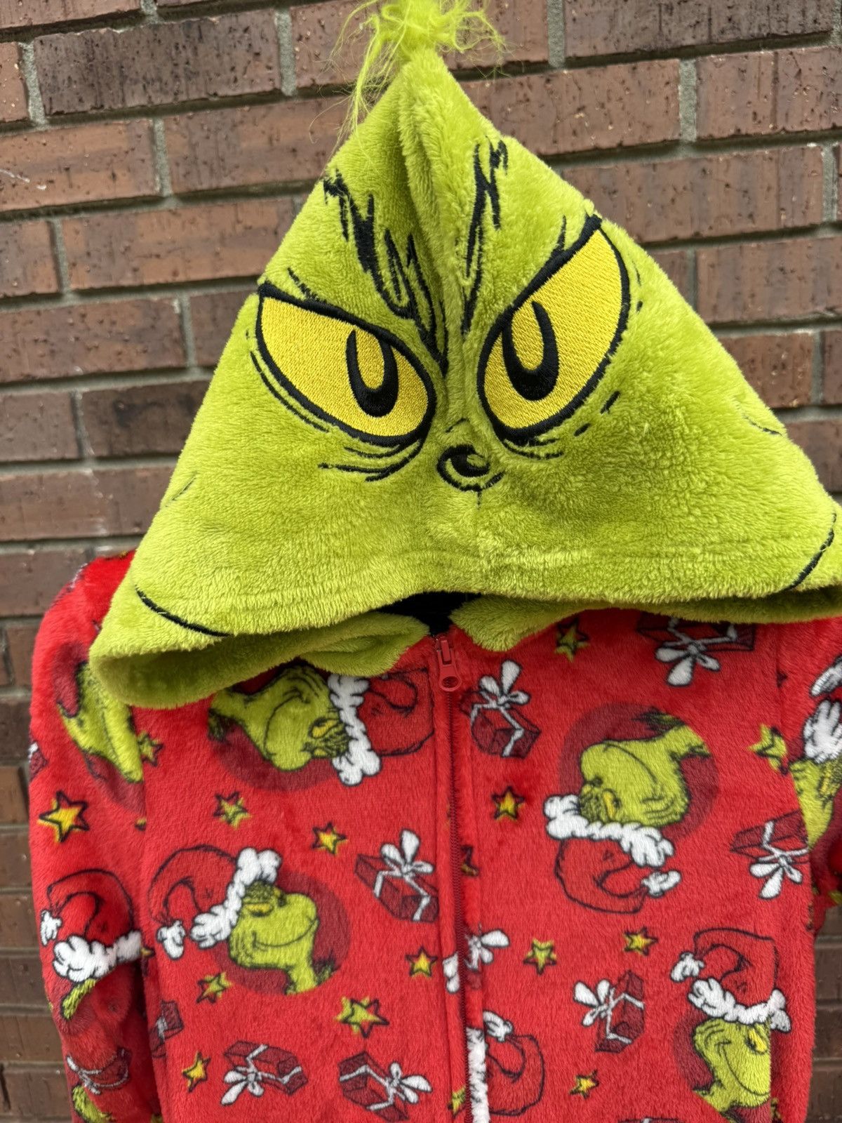 Other The Grinch Union Suit Pajamas One Piece Christmas Size 30" / US 8 / IT 44 - 4 Thumbnail
