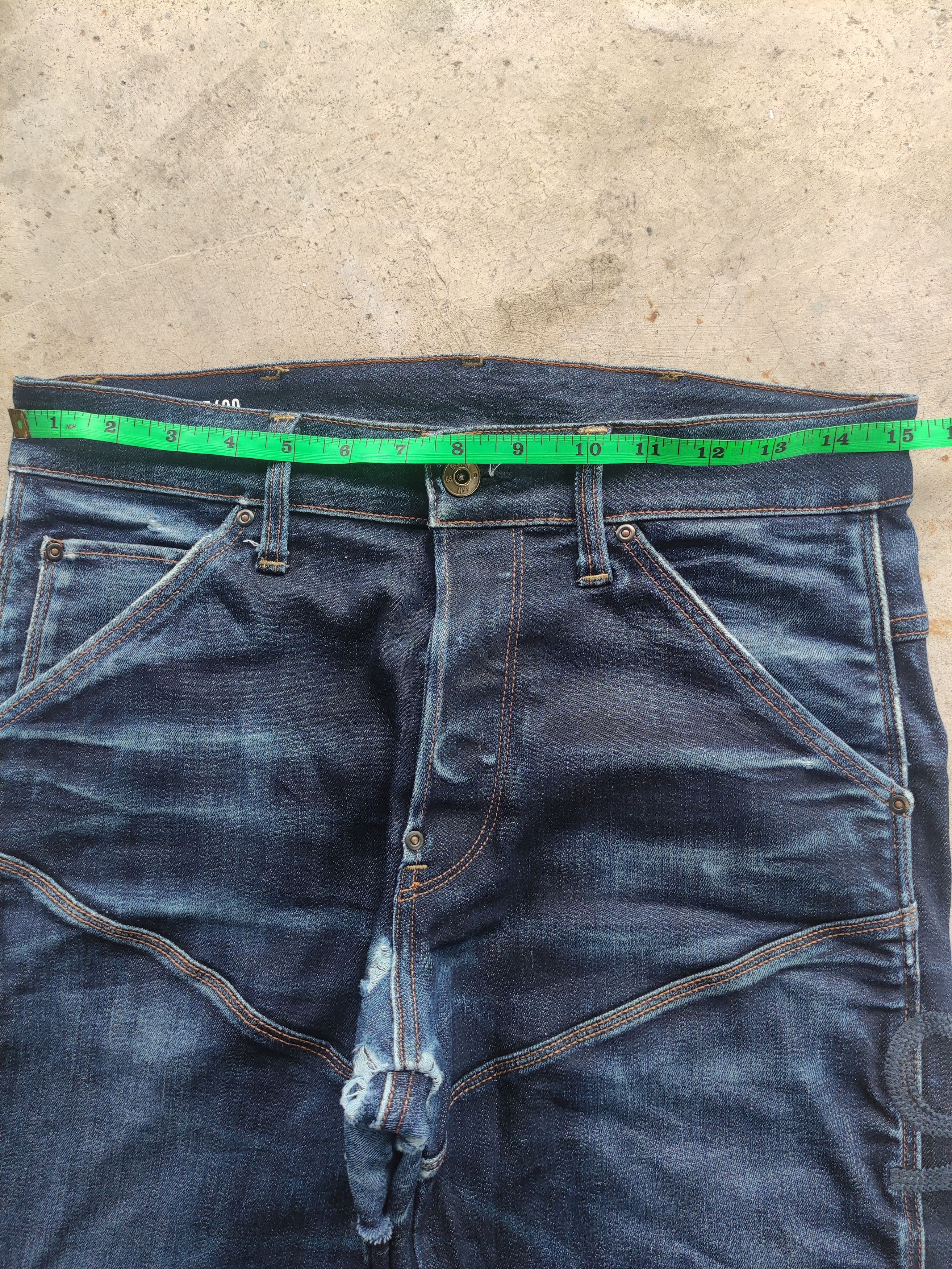 G-Star Vintage G-Star Button Denim Distressed Faded Jean W31 Size US 31 - 6 Thumbnail
