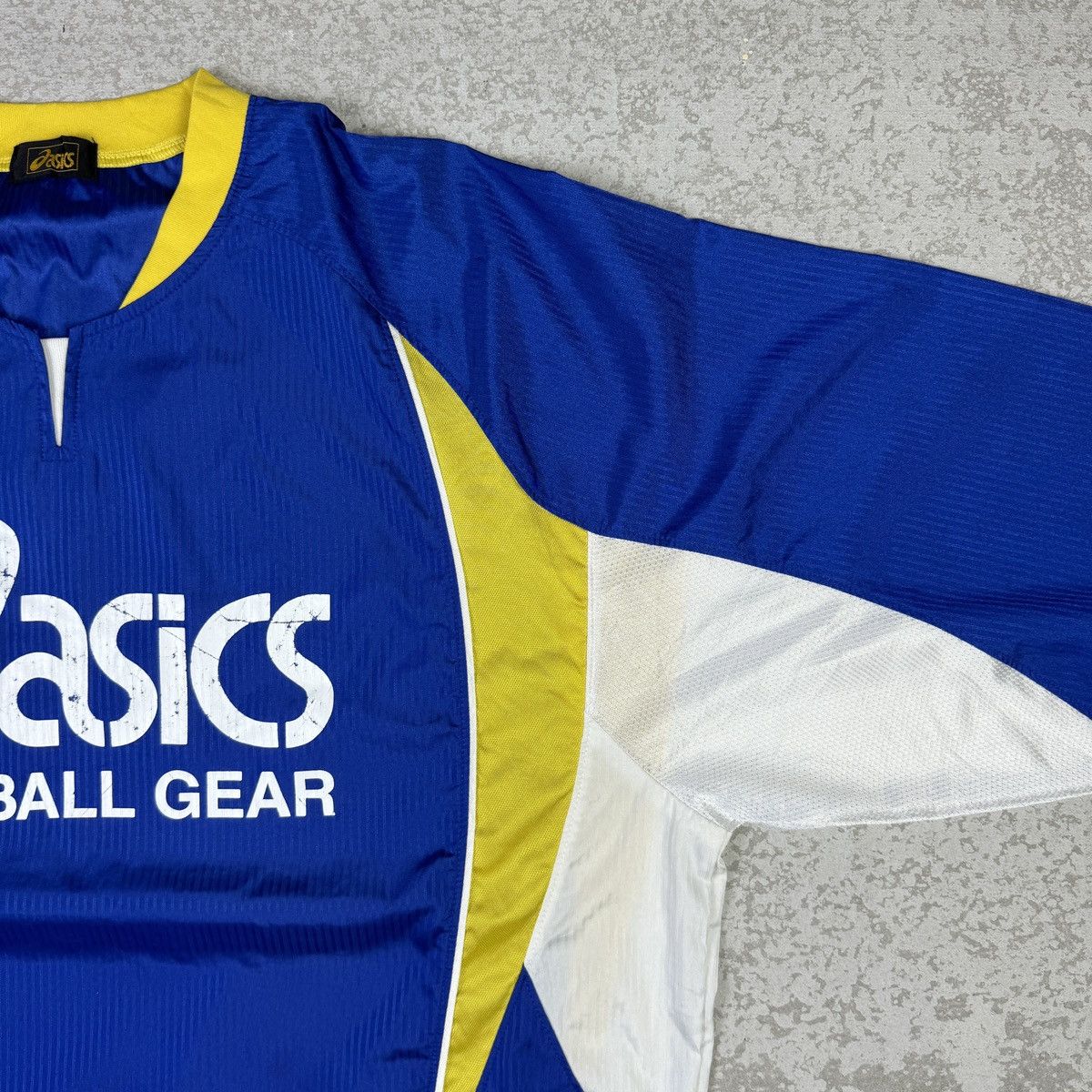 Asics × Gear for Sports × Vintage 💥Vintage Asics Football Gear Nylon Jersey Size US M / EU 48-50 / 2 - 6 Thumbnail