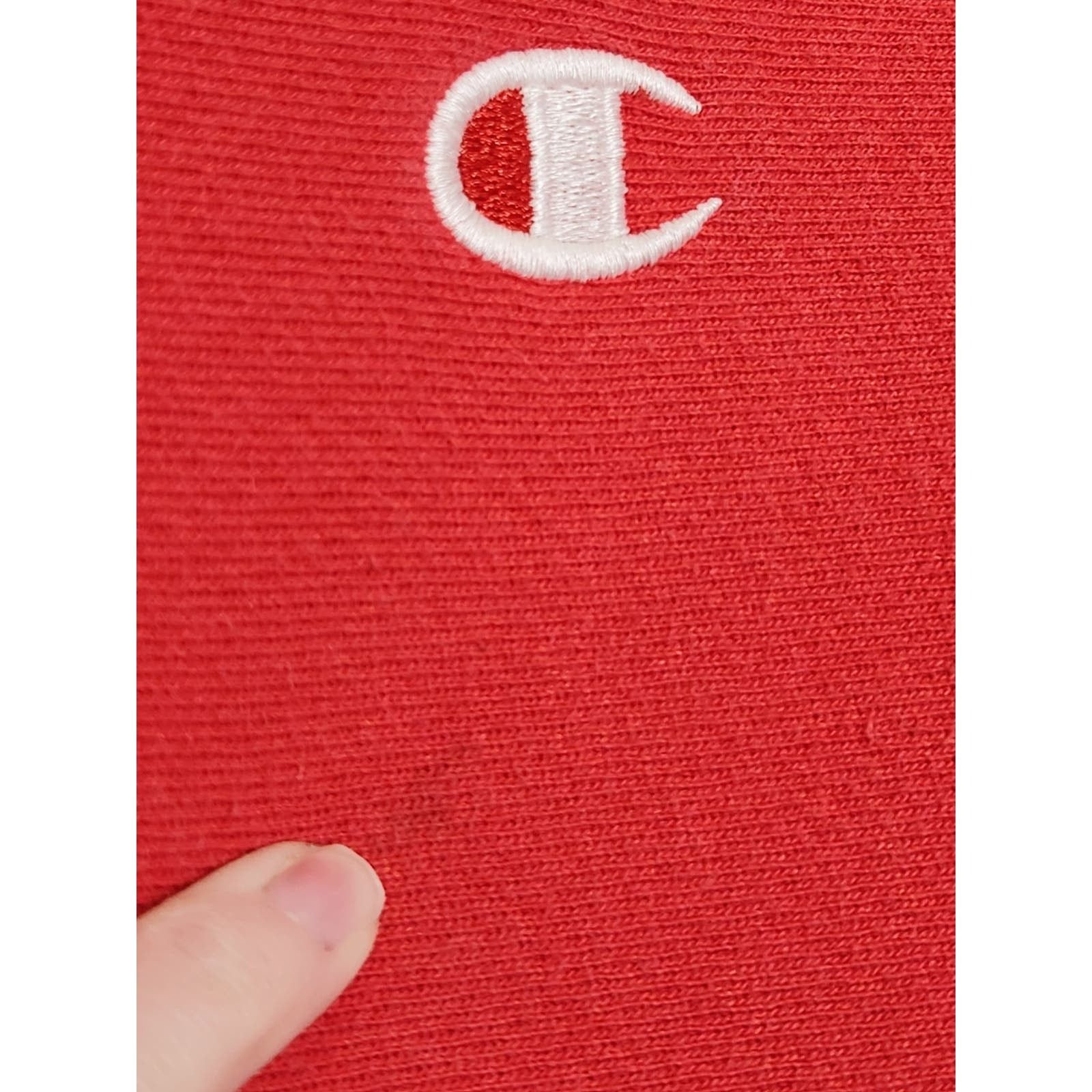 Champion Vintage Champion Reverse Weave Red Logo Medium Cropped Style Size M / US 6-8 / IT 42-44 - 3 Thumbnail