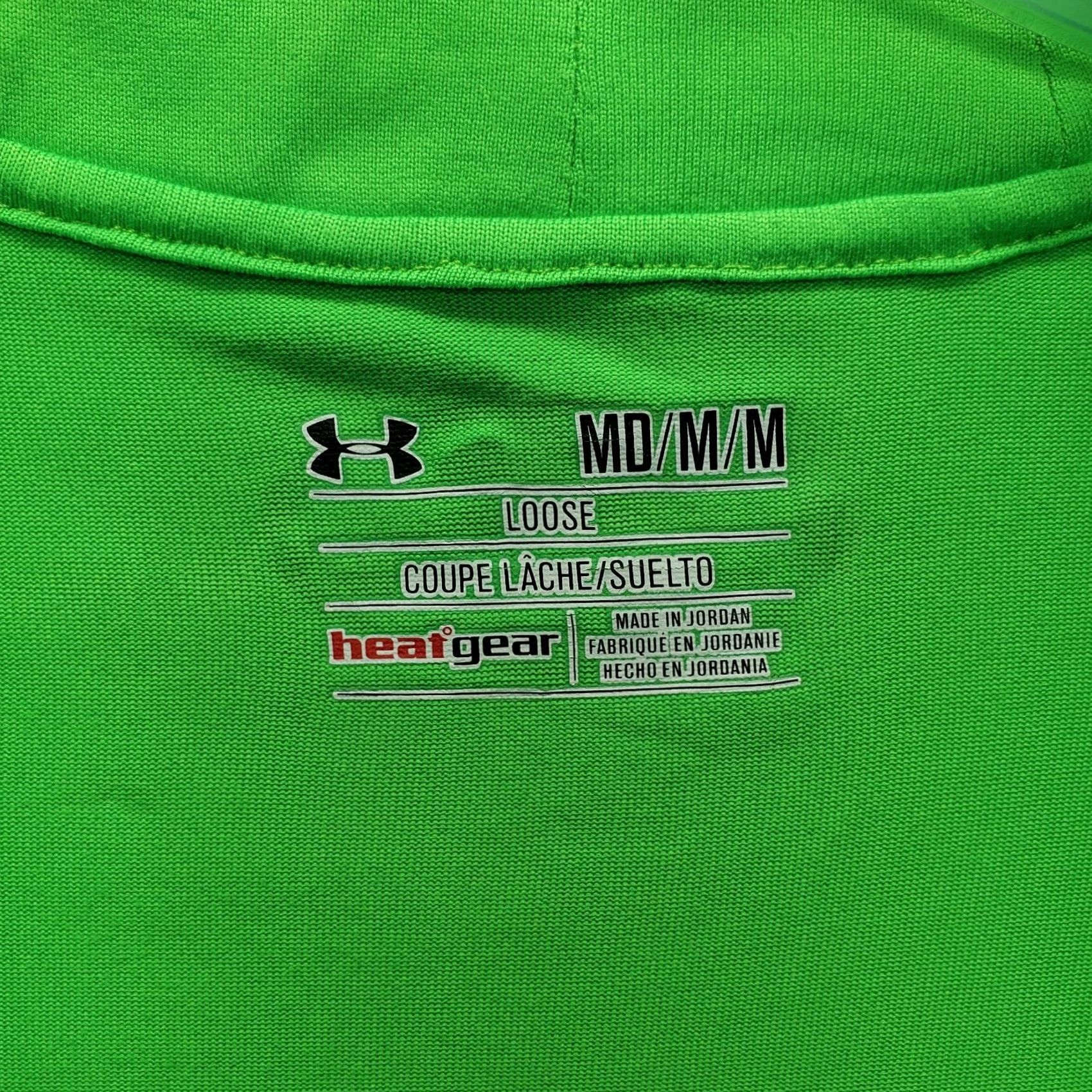 Under Armour Under Armour Golf Active Shirt Mens M Green HeatGear Full Zip Size US M / EU 48-50 / 2 - 5 Thumbnail