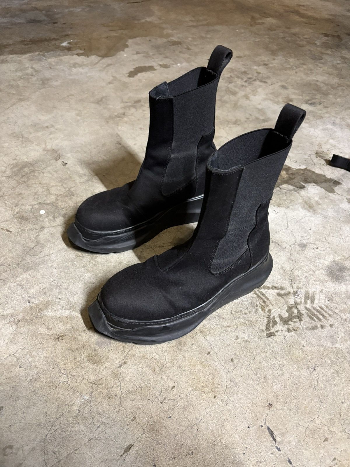 Rick Owens DRKSHDW Abstract Beatle Boots