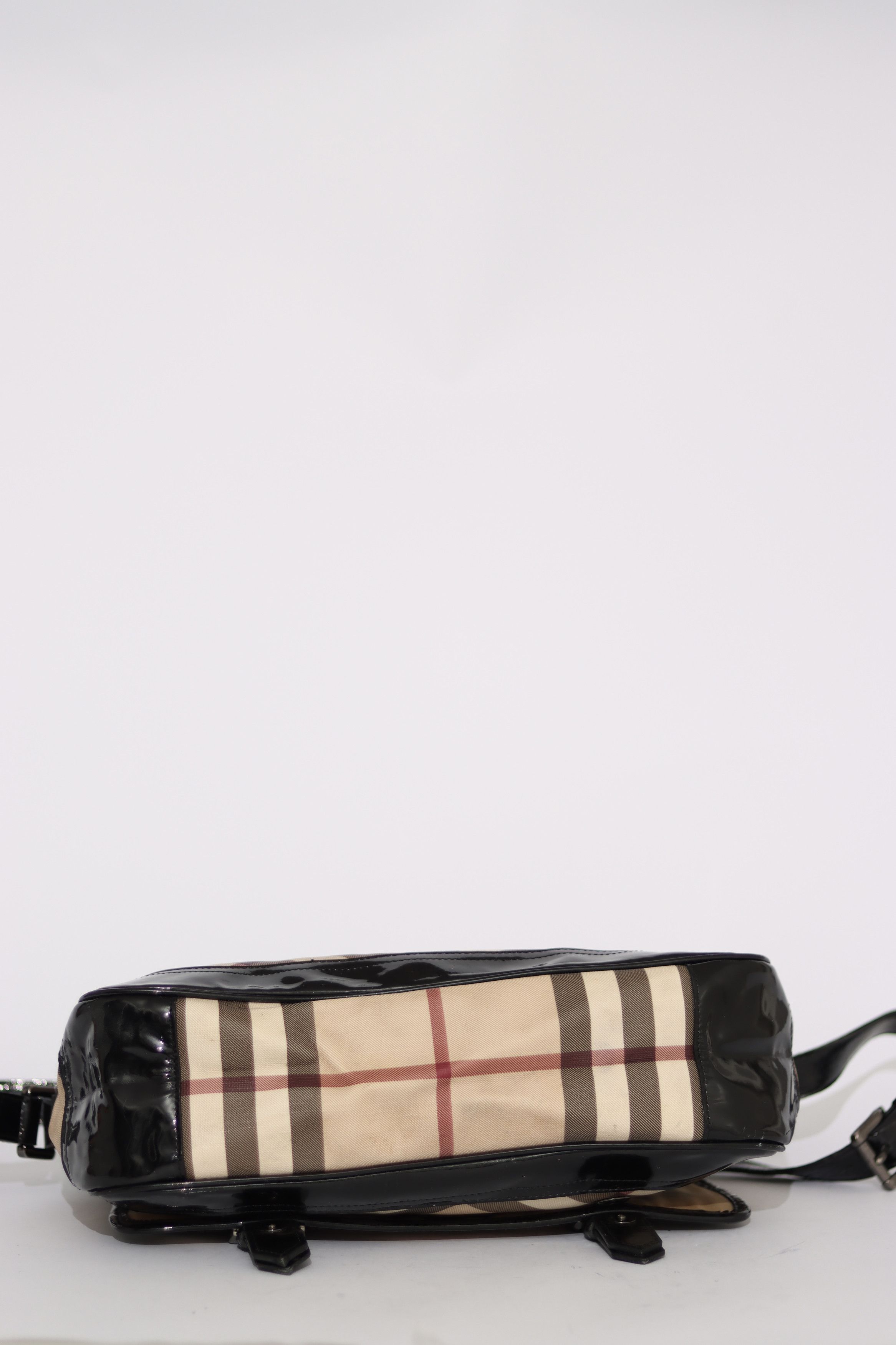 Burberry BURBERRY Nova Check Messenger Bag Black Size ONE SIZE - 3 Thumbnail