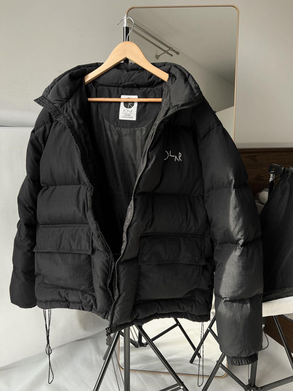 Polar Skate Co. Polar Skate Co. Basic Puffer BLACK Size US XL / EU 56 / 4 - 8 Thumbnail