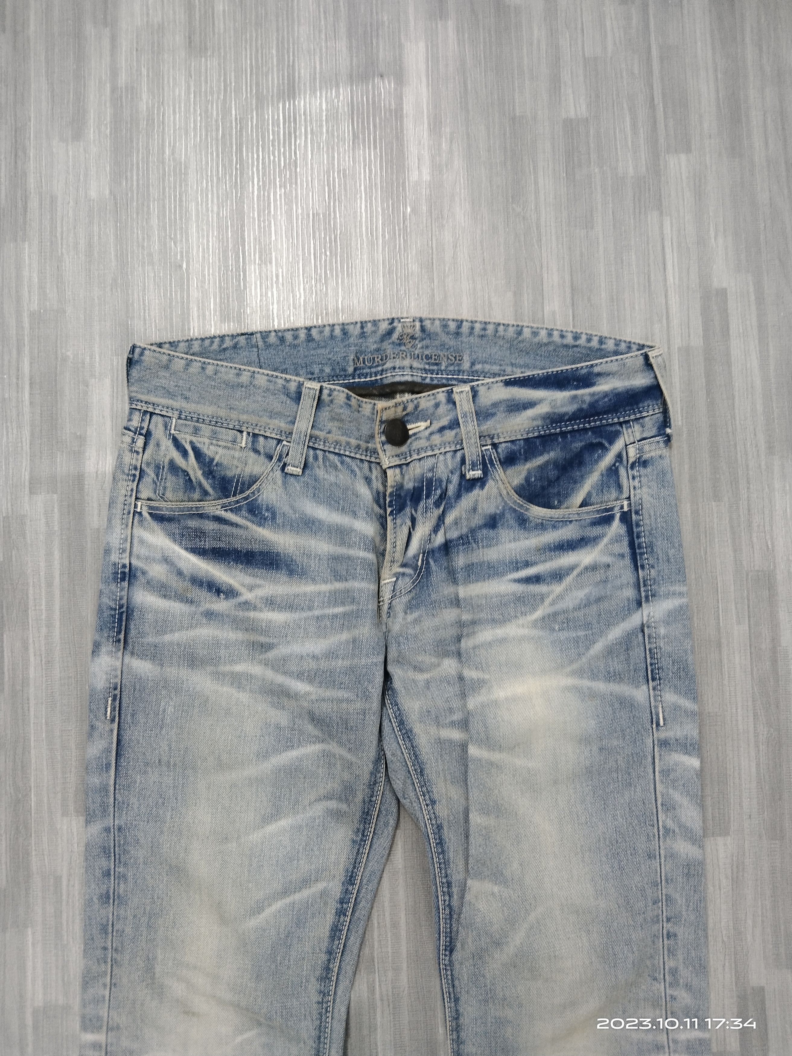 Murder License FLARE SICK MURDER LICENSE🇯🇵DENIM PANTS Size US 29 - 4 Thumbnail