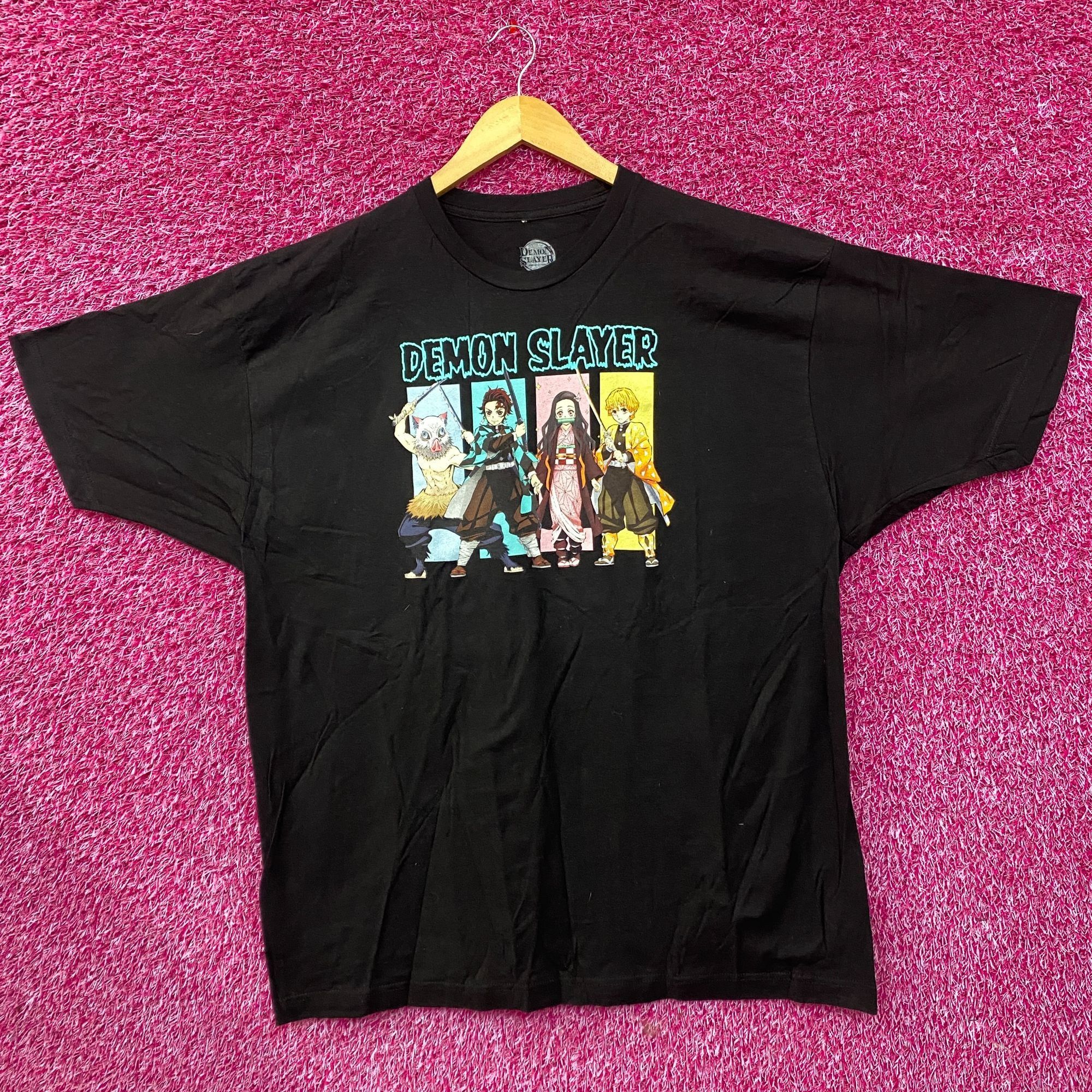 Anime Demon Slayer Inosuke Tanjiro Nezuko Zenitsu Group Portrait T Size US XXL / EU 58 / 5 - 1 Thumbnail
