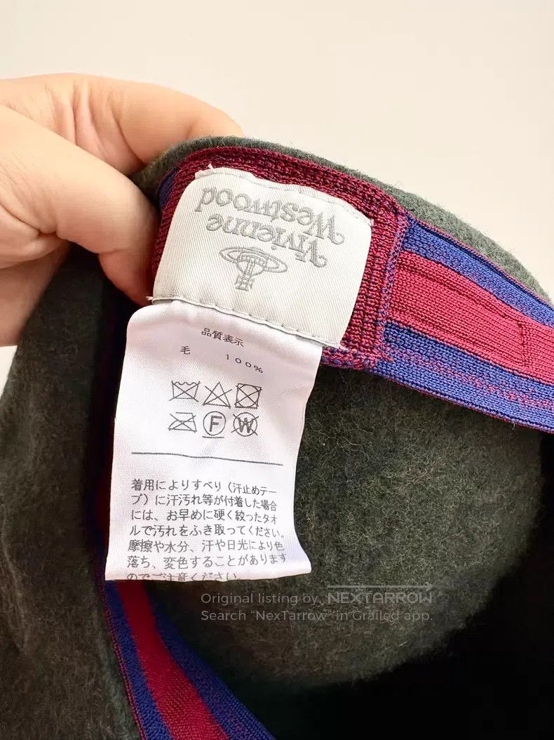 Vivienne Westwood Vivienne Westwood Vintage Dark Green Beret Size ONE SIZE - 5 Thumbnail