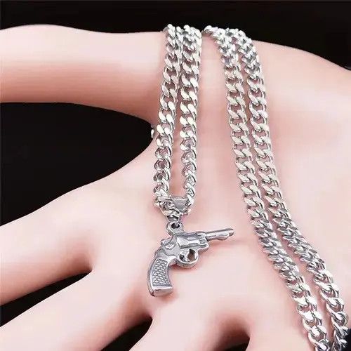 VIBE Punk Gun Pendant Necklaces Size ONE SIZE - 4 Thumbnail