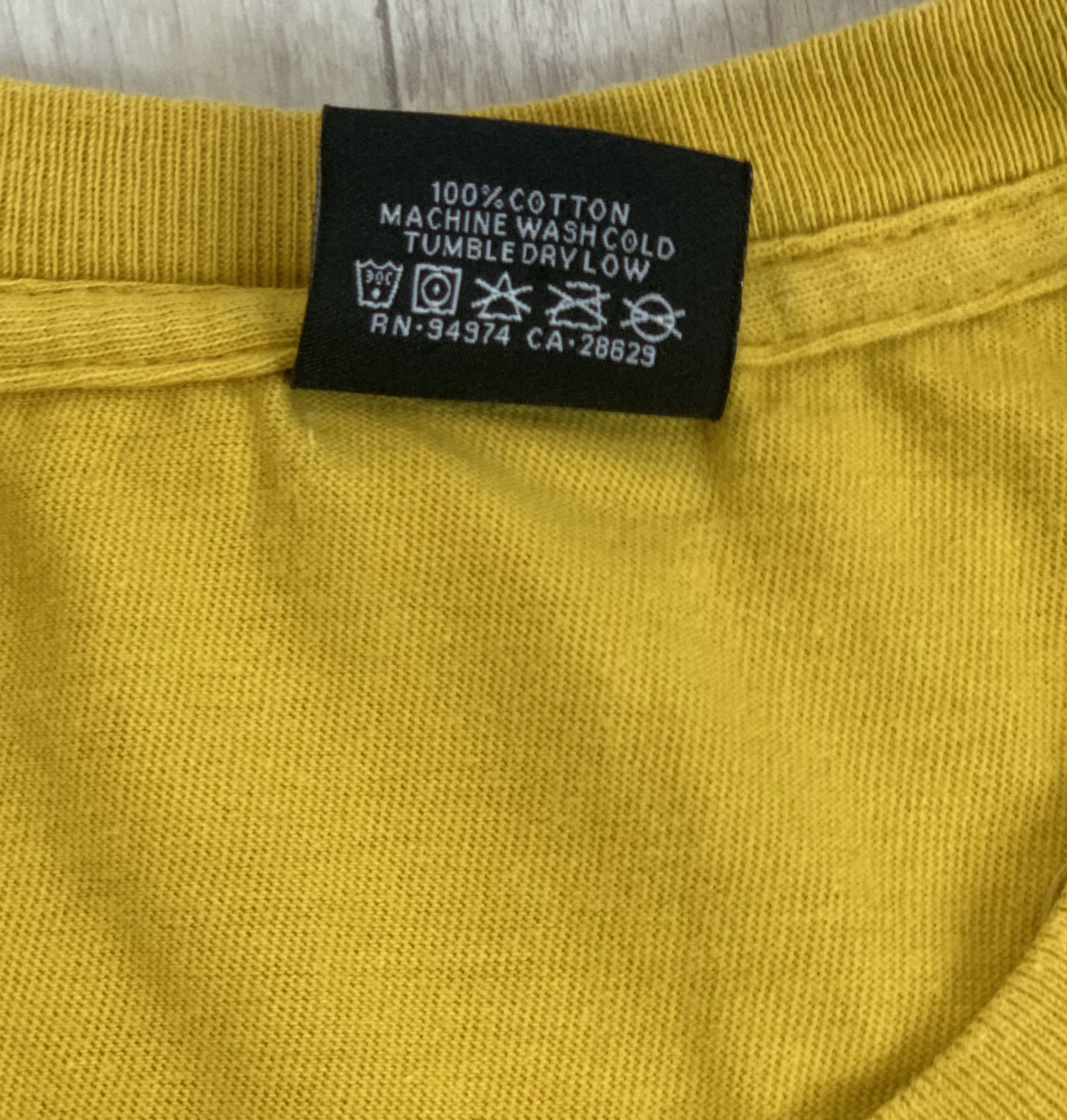 Stussy Stussy ´Stock Crown’ Tee Yellow - Size S Size US S / EU 44-46 / 1 - 6 Thumbnail