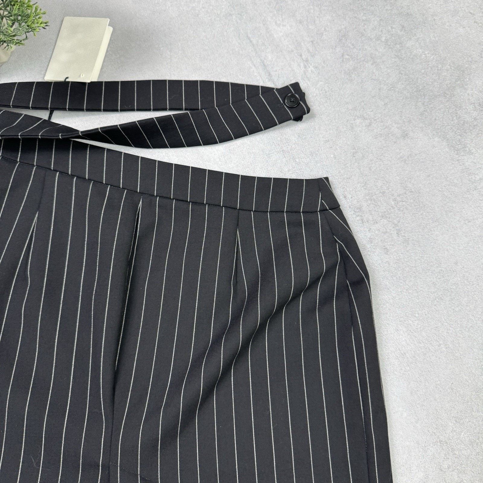 Balenciaga Balenciaga New Midi Striped Skirt Black Size 40 Size 28" / US 6 / IT 42 - 16 Thumbnail
