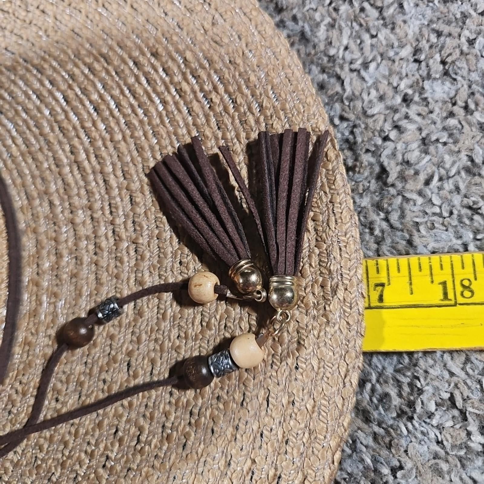 Other C&G Womens Brown Wide Brim Hat Size ONE SIZE - 3 Thumbnail
