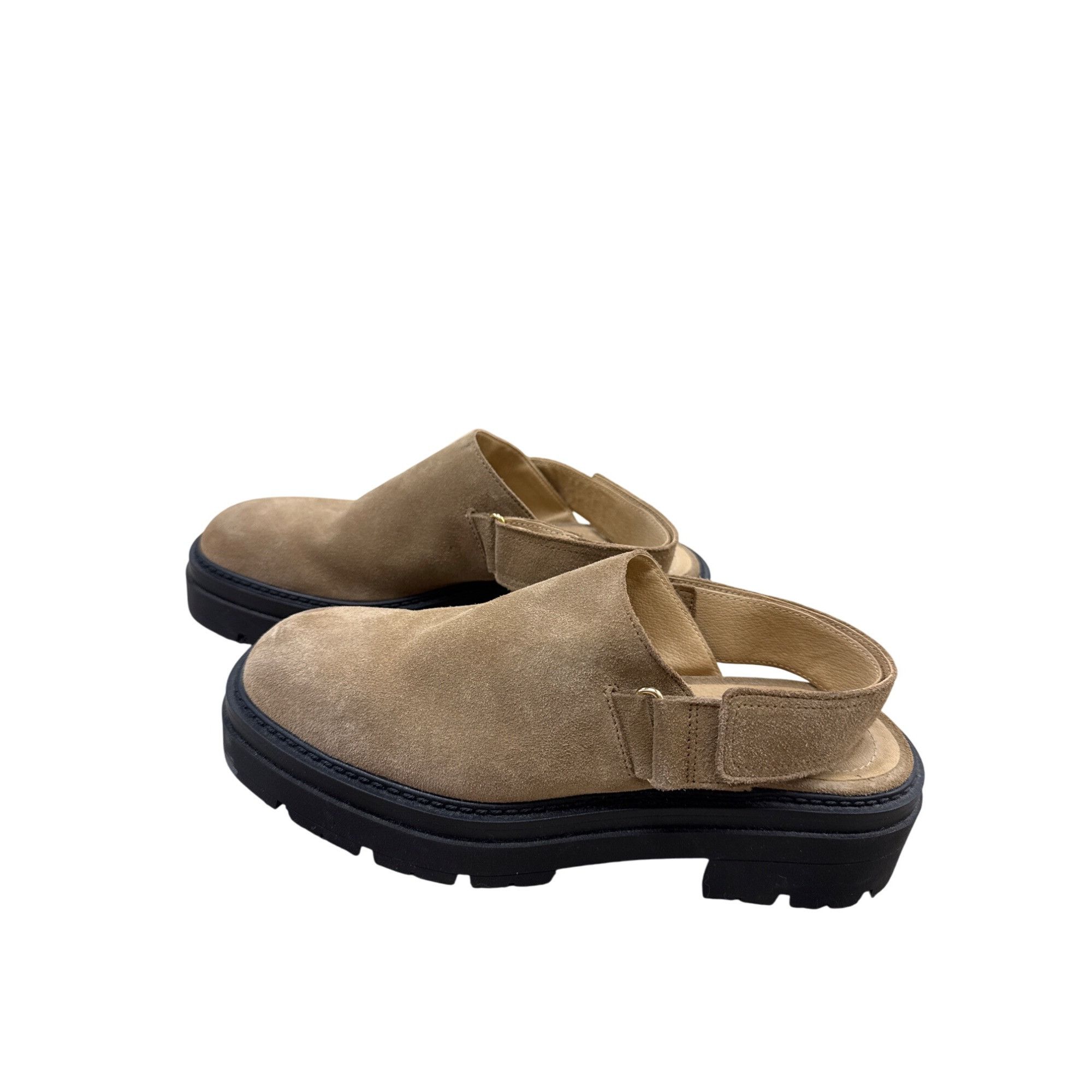 Free People Free People Suede beige black Platform Clogs Womens Size 8. Size US 8.5 / IT 38.5 - 3 Thumbnail