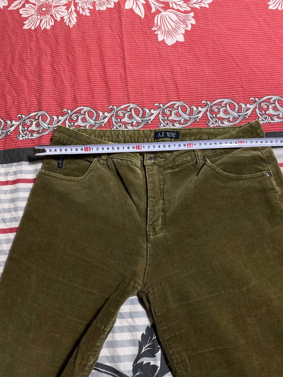 Armani × Vintage Armani Jeans Denim Vintage Made in Italy Green Size US 36 / EU 52 - 19 Thumbnail