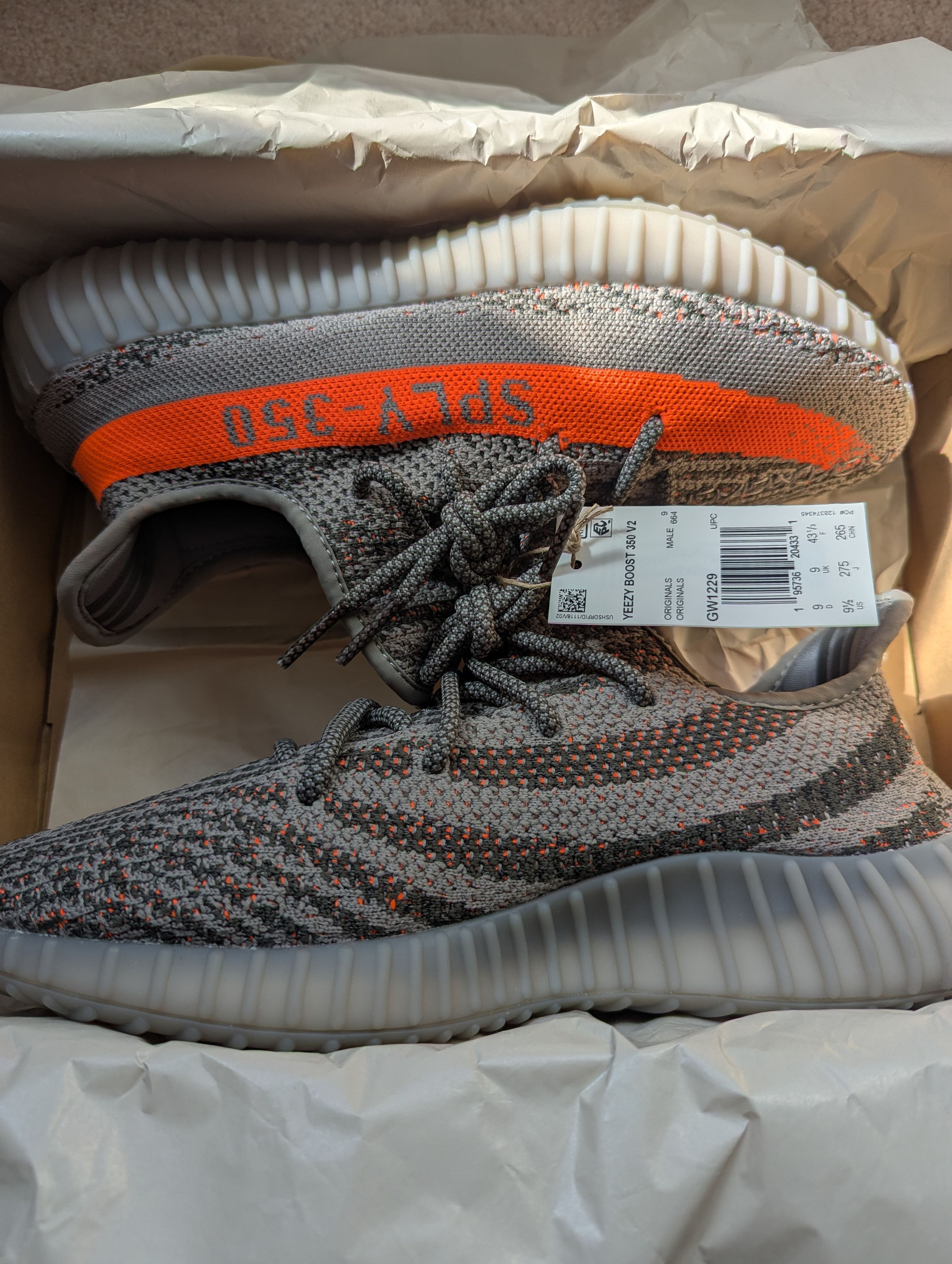 Adidas Adidas Yeezy Boost 350 V2 'Beluga Reflective' Size US 9.5 / EU 42-43 - 6 Thumbnail