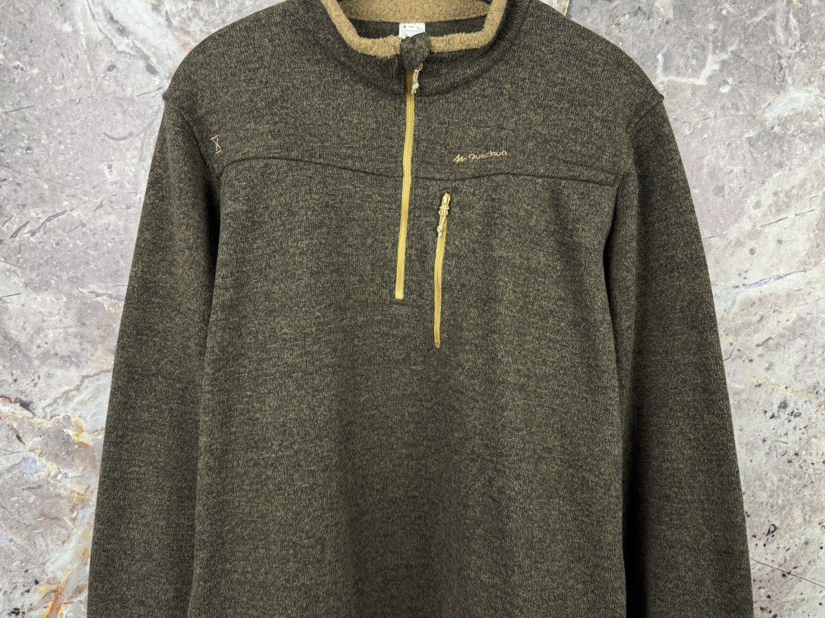 Arc'teryx Quechua Fleece Pullover Sweatshirt Half Zip Brown Outdoor Size US L / EU 52-54 / 3 - 3 Thumbnail