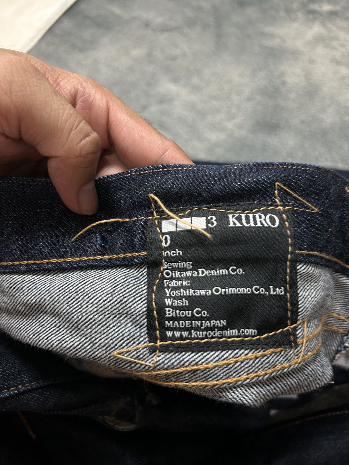 KURO Vintage Kuro Grahite Selvage Jeans Size US 31 - 6 Thumbnail