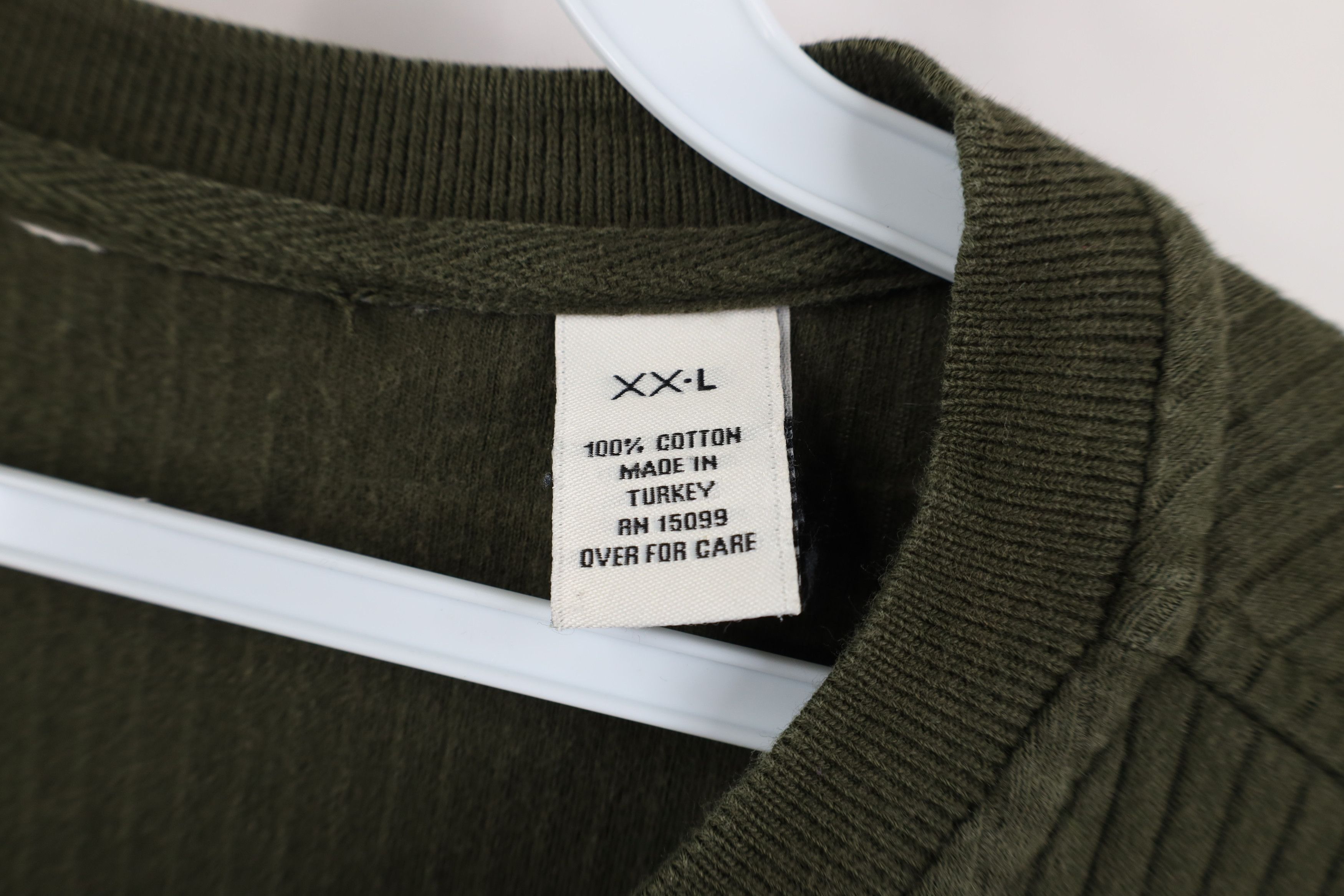Vintage Vintage 90s Y2K Streetwear Cotton Ribbed Knit Henley T-Shirt Size US XXL / EU 58 / 5 - 5 Thumbnail