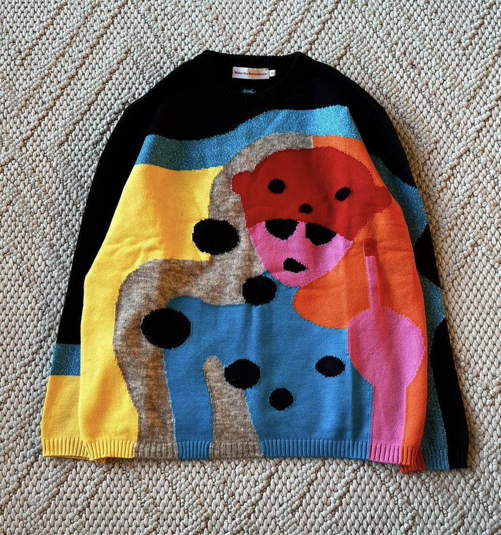 Walter Van Beirendonck FW22 hyper real fine knit crewneck