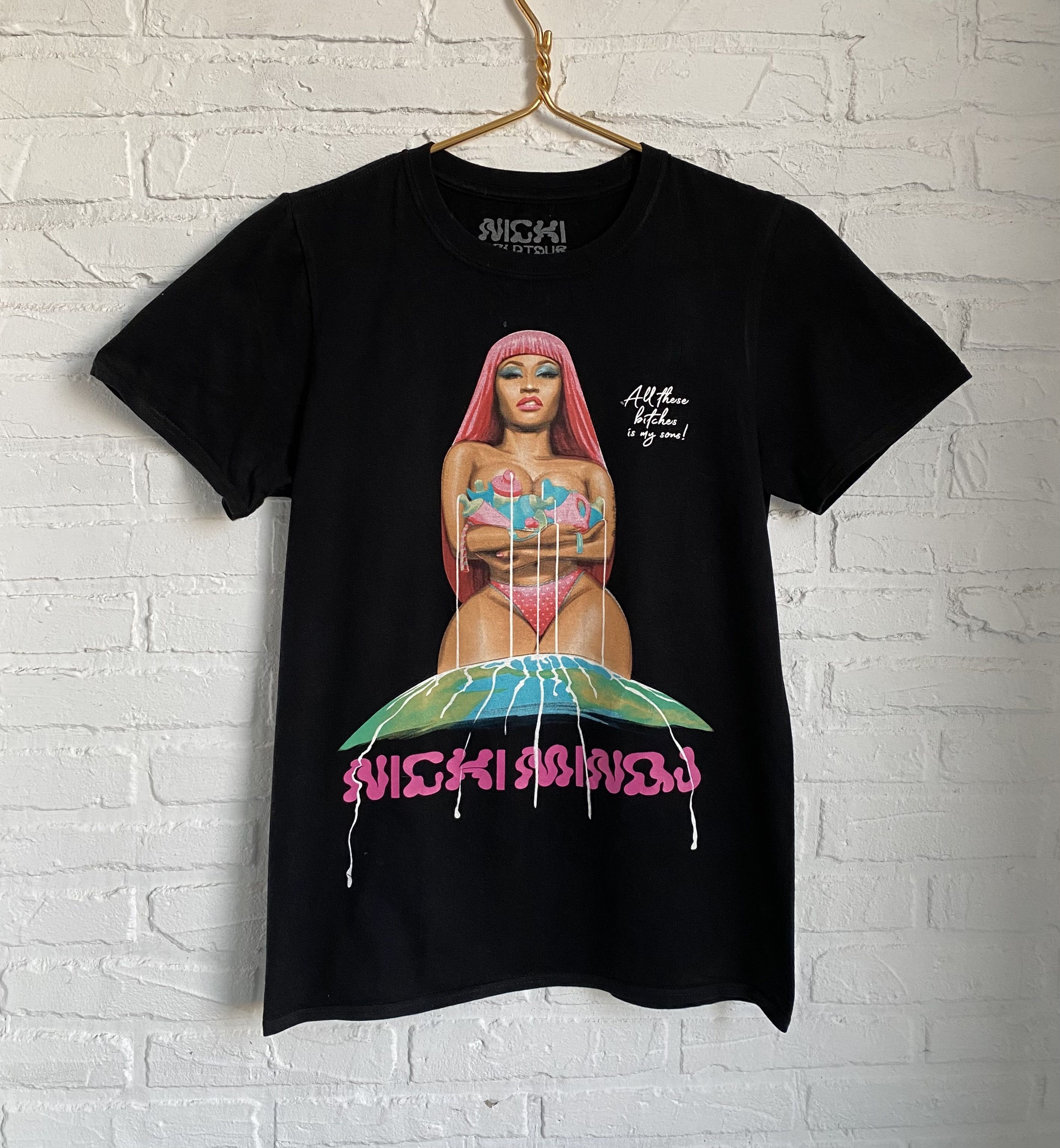 Rap Tees 2019 Niki Minaj World tour t-shirt Size US S / EU 44-46 / 1 - 1 Thumbnail