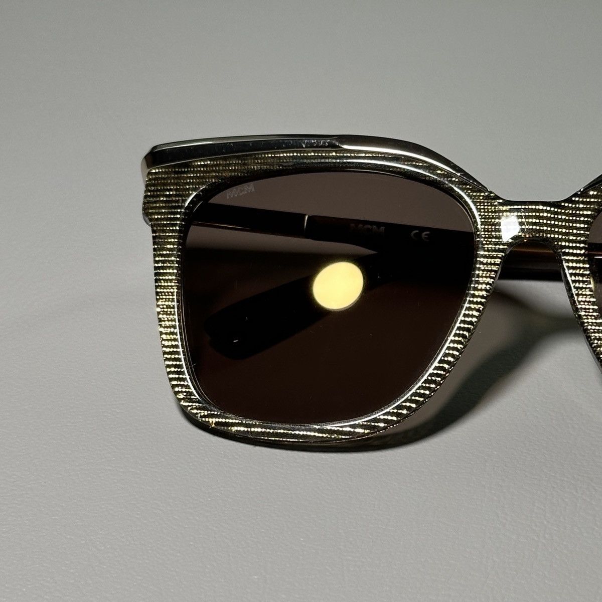 MCM MCM Brown Lurex Square MCM642SN 209 54_18 Sunglasses Size ONE SIZE - 7 Thumbnail