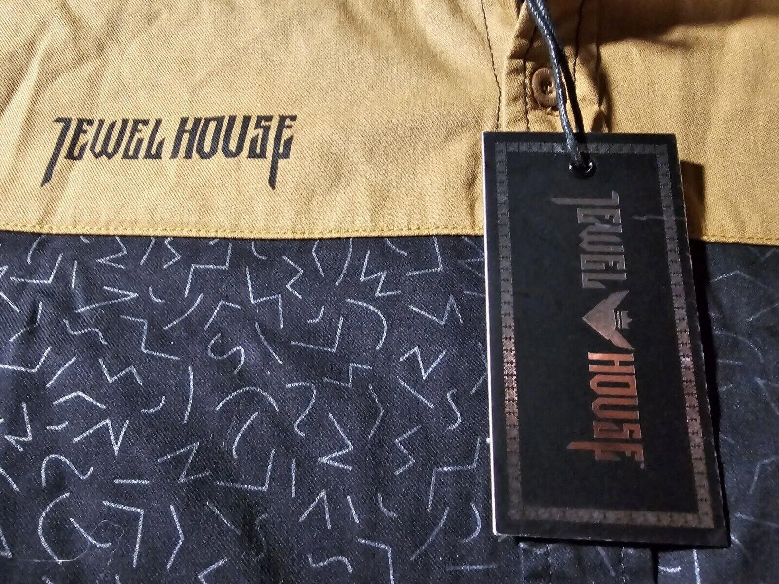Designer NEW Jewel House Dual Design Button Up Shirt Size M NWT Size US M / EU 48-50 / 2 - 4 Thumbnail