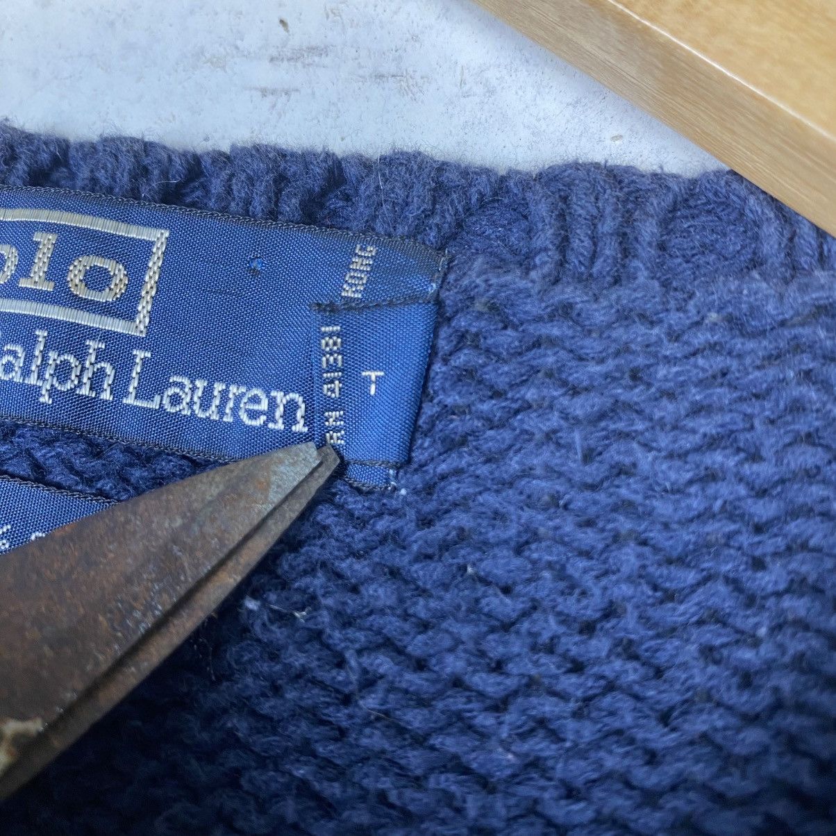 Polo Ralph Lauren × Vintage 💥 VTG POLO RALPH LAUREN BAGGY SUNFADED SWEATSHIRT Size US XL / EU 56 / 4 - 10 Thumbnail