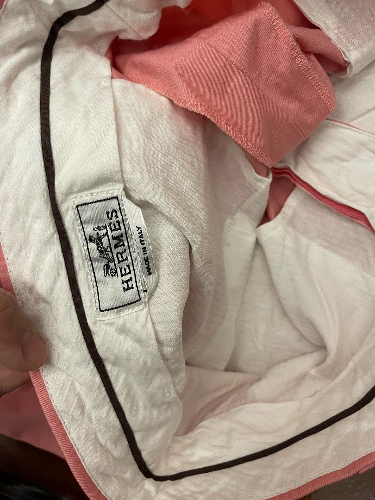 Hermes Hermes Men's Casual Pants Pink Youthful New Unworn Authentic Size US 34 / EU 50 - 3 Thumbnail