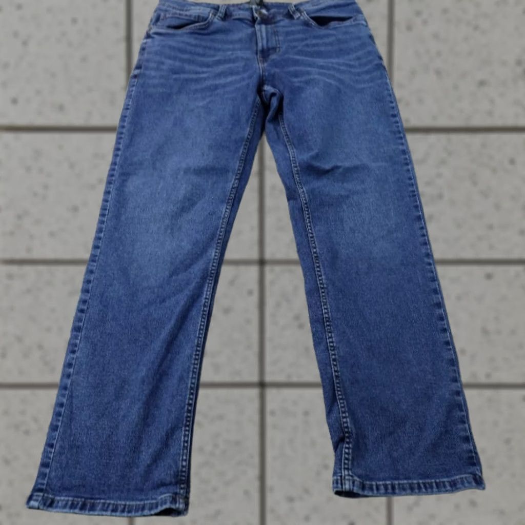 Denime The Perfect Jean NYC Jeans Mens 36X30 Dark Blue Denim Pants Athletic Stretch TPJ Jeans Mens Regular 36 Dark Blue Vintage No Size US 36 / EU 52 - 1 Thumbnail