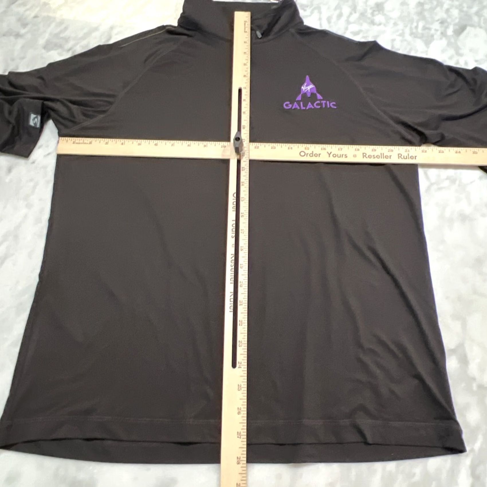 Doublet Virgin Galatic Long Sleeve Shirt Mens L Quarter Zip Double Sided Black NWT Size US L / EU 52-54 / 3 - 5 Thumbnail