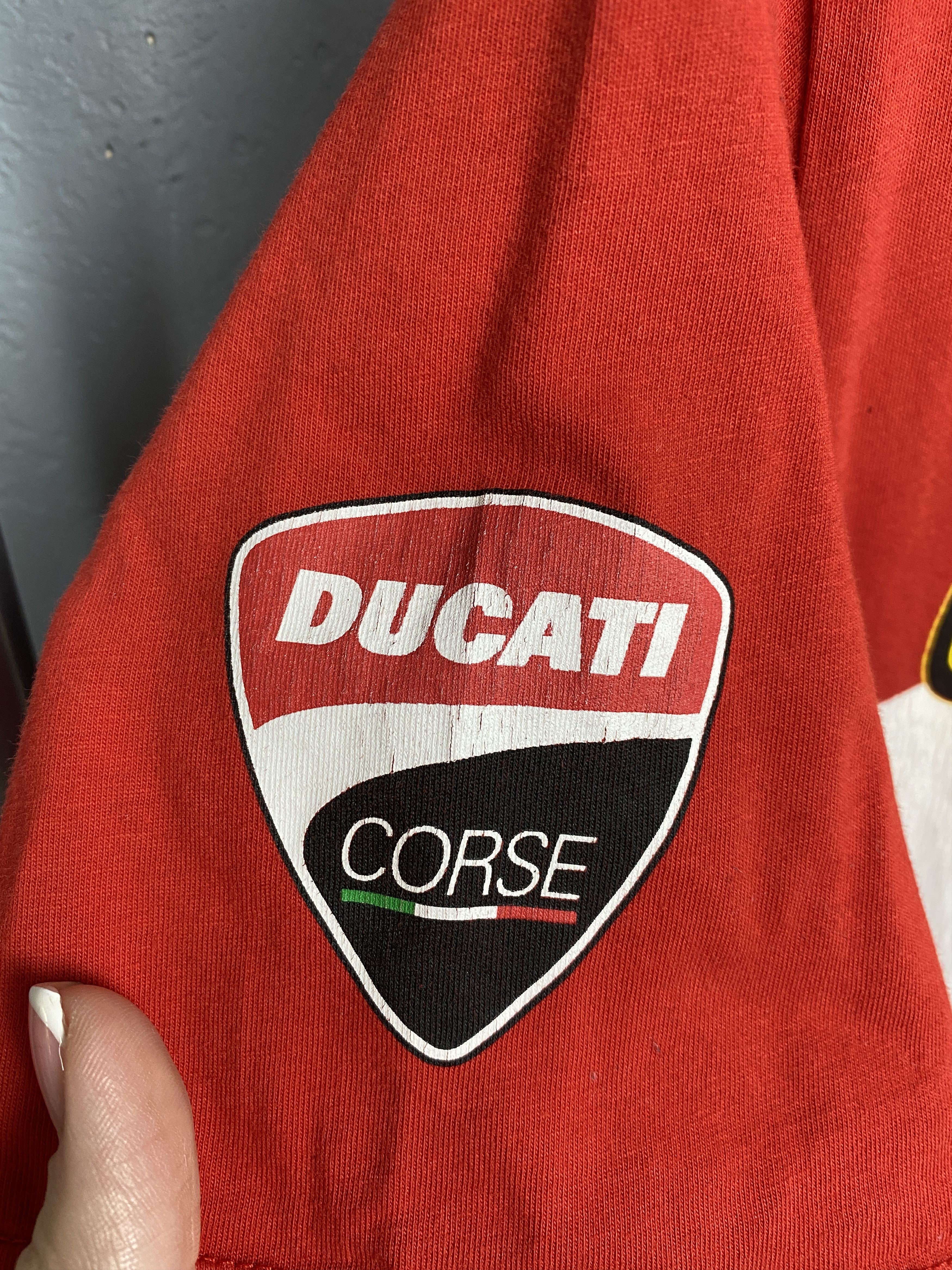 Ducati Ducati Corse Racing Team Vintage Mens Crew Neck T-Shirt Size US L / EU 52-54 / 3 - 6 Thumbnail
